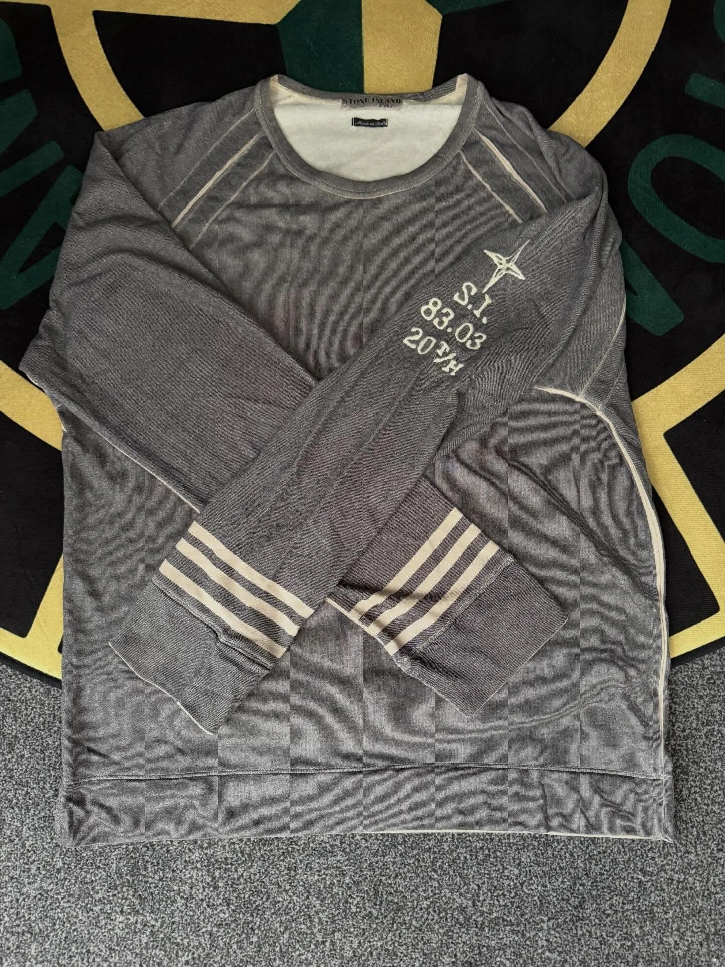 A big thank you 🙏🏻 to @sunisland82 for this rare 20th Anniversary commemoration @stoneisland top. 
-
#stonedlove1982 #stoneisland #stoneislanduk #stoneislandtalk #stoneislandclothing