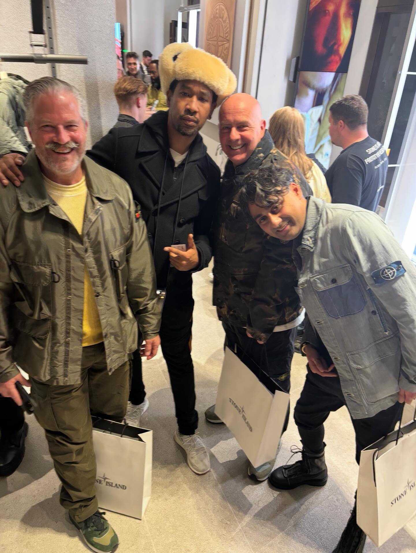 With my mate of 50 years @cleedubber &amp; the @thehoxtontrend 
-
#stonedlove1982 #stoneisland #stoneislanduk #stoneislandtalk #stoneislandclothing