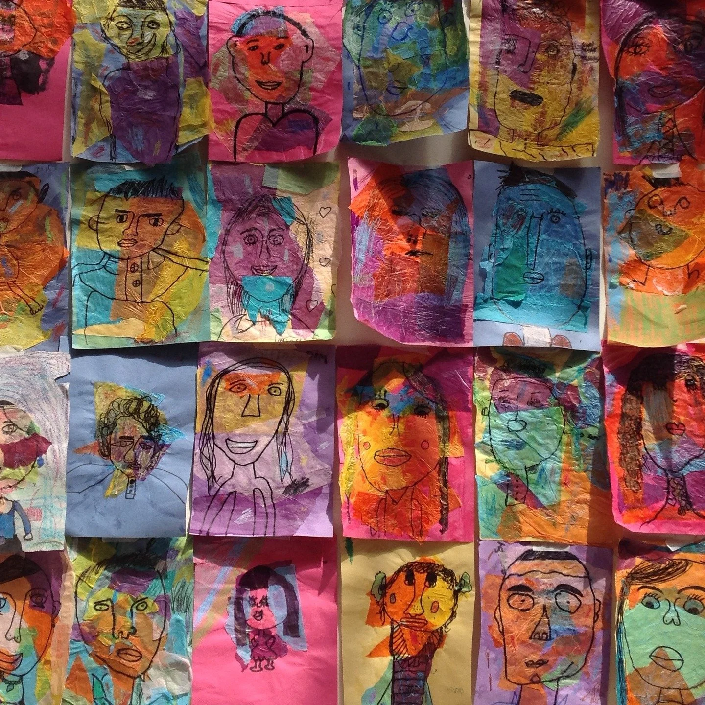 I love it when I get a chance to work with the little ones. Before they lose their ability to take risks and just enjoy the process. Their art captures how they feel, in the most honest way.