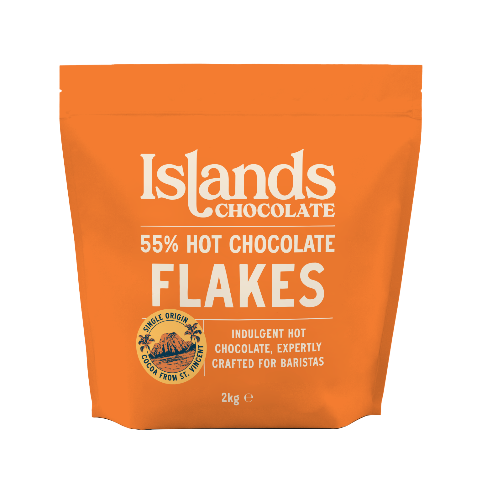 55 Milk Chocolate 200g (Giant Buttons) — Islands Chocolate