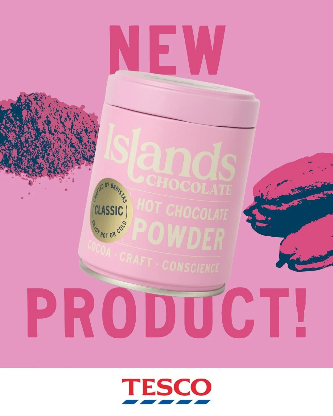 Introducing our BRAND NEW Hot Chocolate Range, available NOW in selected Tesco stores nationwide.
Create moments that matter with this collection of luxury hot chocolates for ultimate barista-quality indulgence at home.
The Range:
👉 Classic Hot Ch