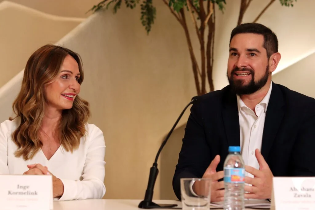 Dr Abraham Zavala and Inge Komelink CEO of Grupo Tambre