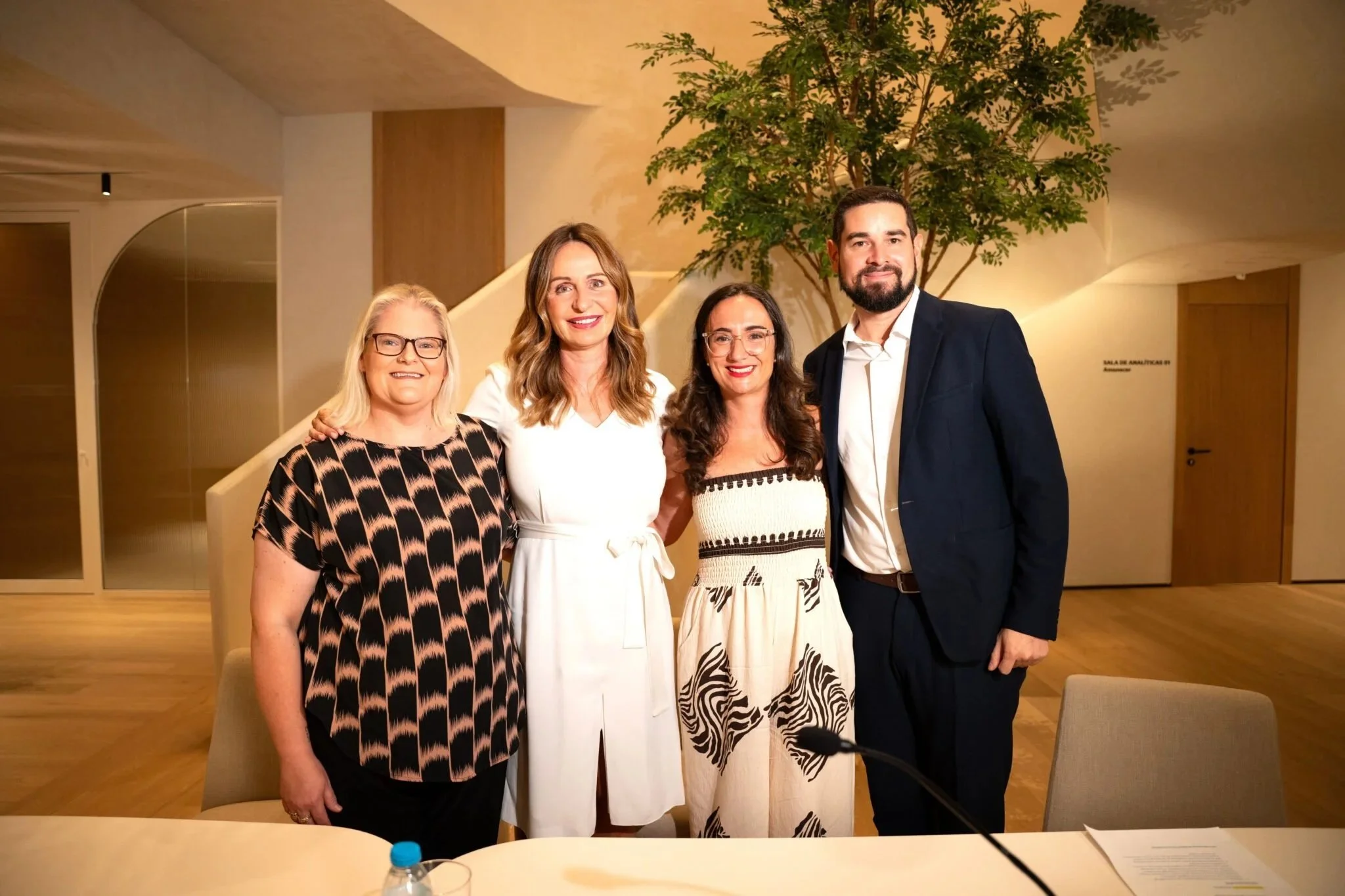 Louise Brown, Inge Kormelink, Dr Laura García de Miguel and Dr Abraham Zavala
