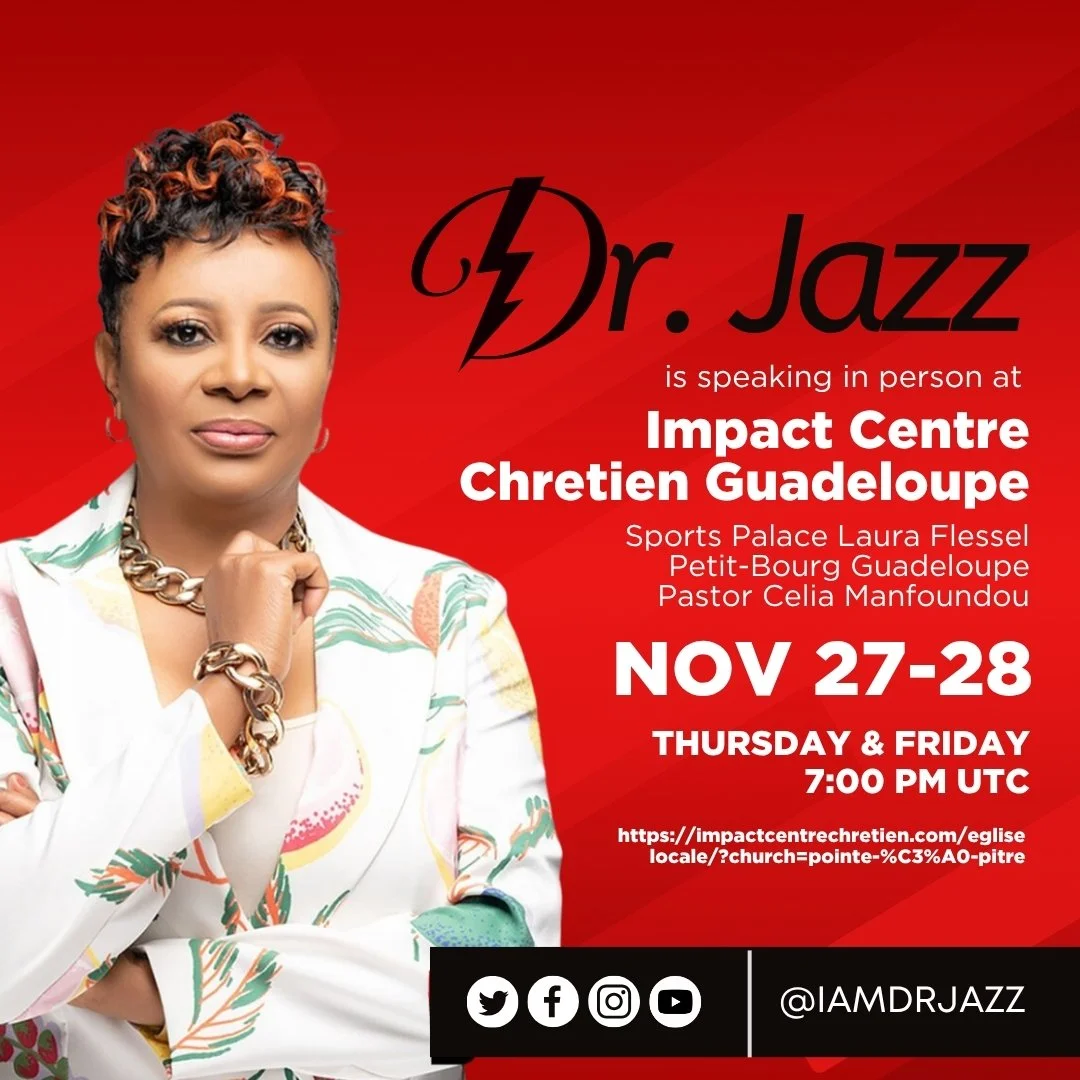 Join Dr. Jazz at Impact Centre Chretien Guadeloupe
