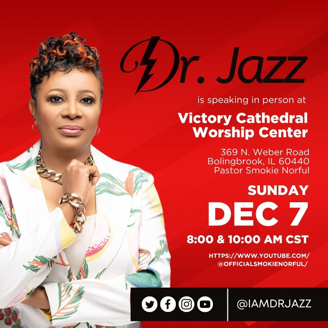 Join Dr. Jazz at Victory Cathedral Worship Center