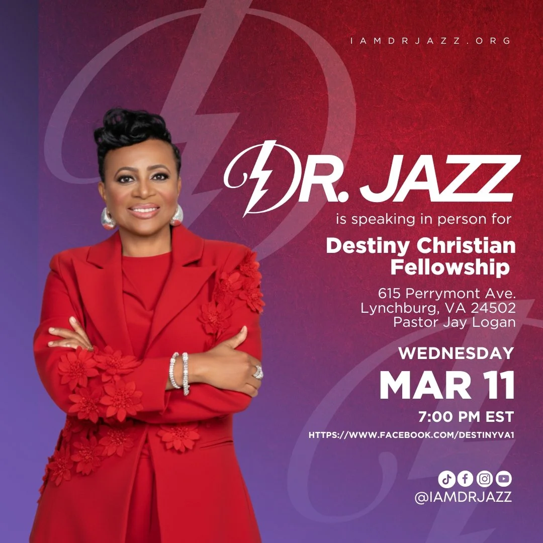 Join Dr. Jazz in person for Destiny Christian Fellowship