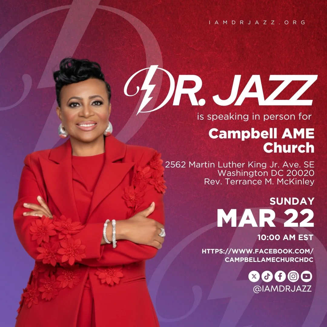 Join Dr. Jazz in person at Campbell AME Church