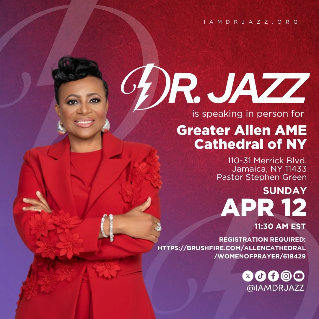 Join Dr. Jazz in person at Greater Allen AME Cathedral of NY