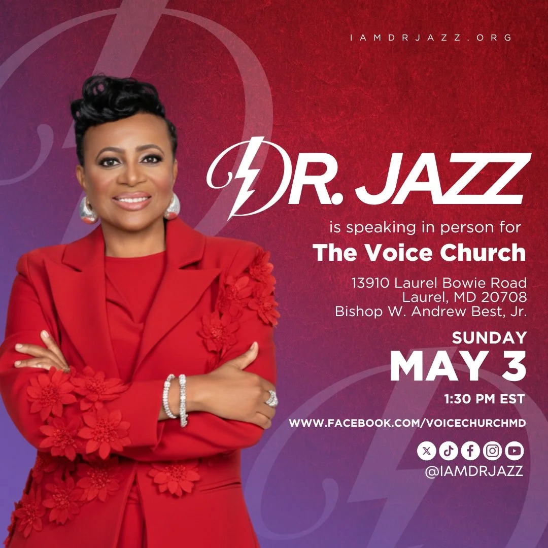 Join Dr. Jazz in person at The Voice Church