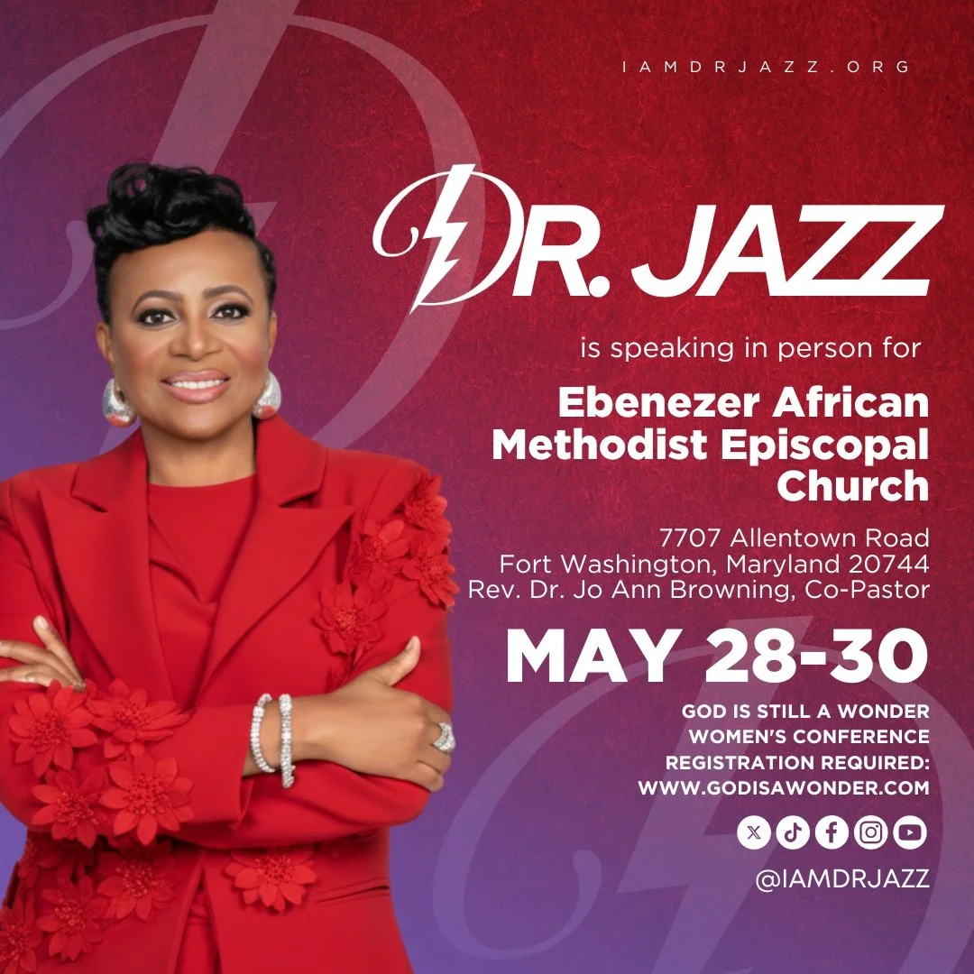 Join Dr. Jazz in person at Ebenezer African Methodist Episcopal Church