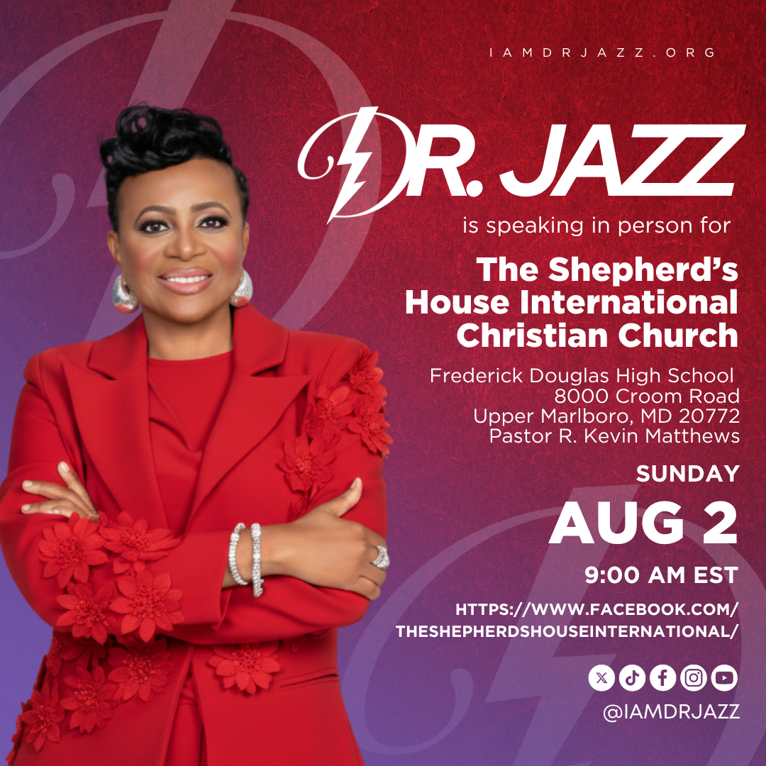 Join Dr. Jazz at The Shepherd's House International Christian Church