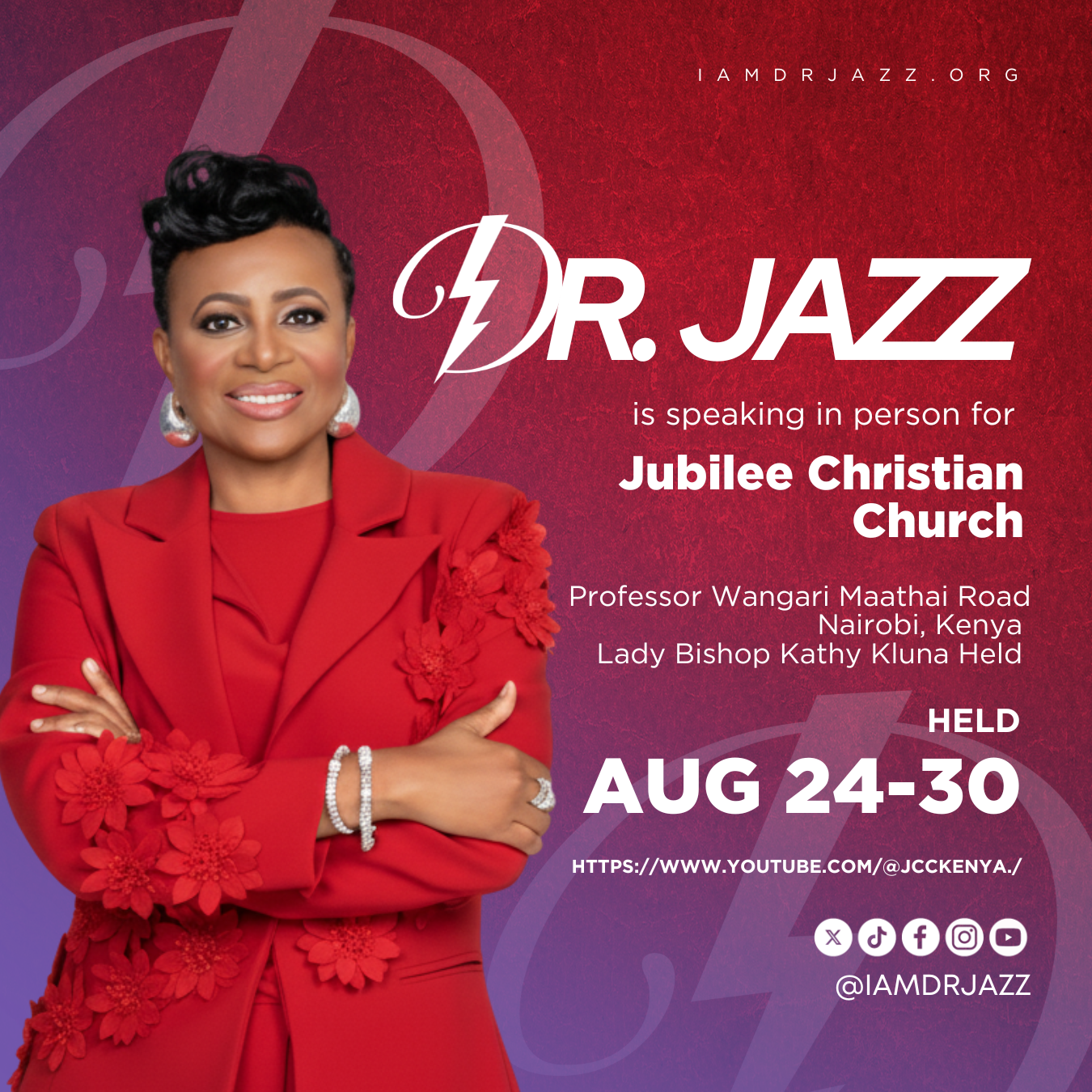 Join Dr. Jazz at Jubilee Christian Church