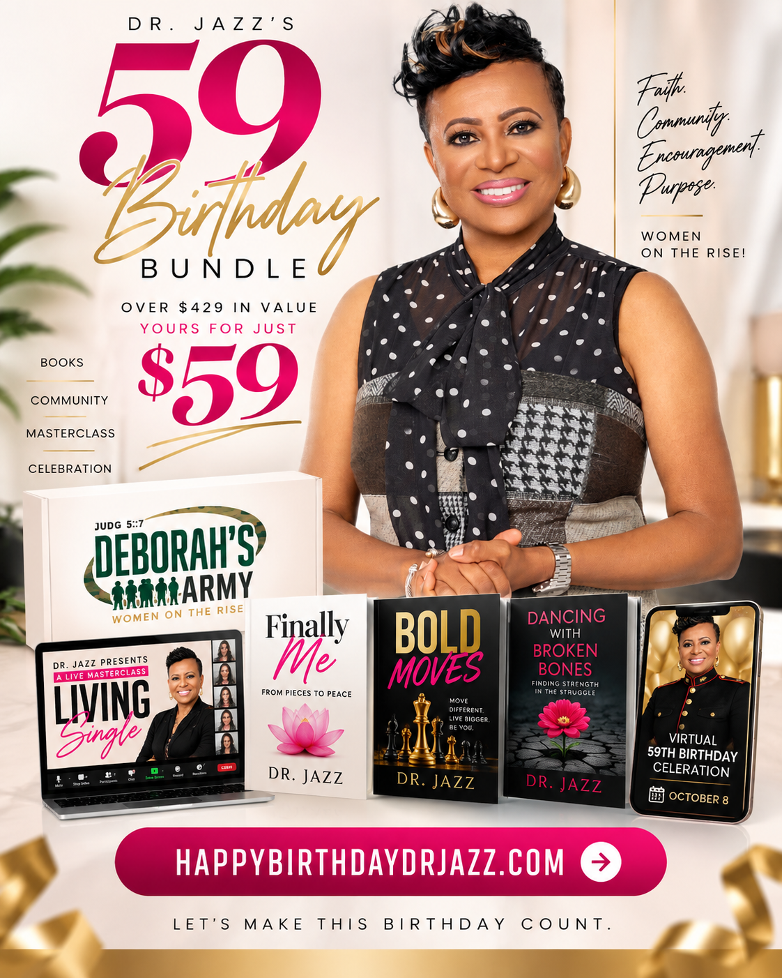 Celebrate Dr. Jazz's 59th Birthday 