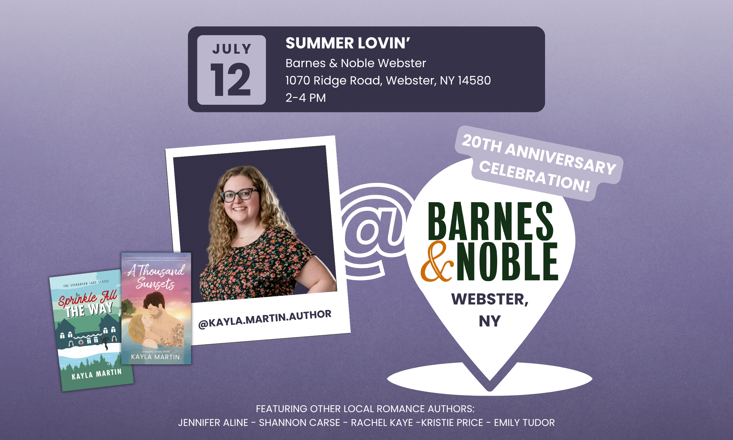 Summer Lovin’ 20th Anniversary Celebration Book Signing