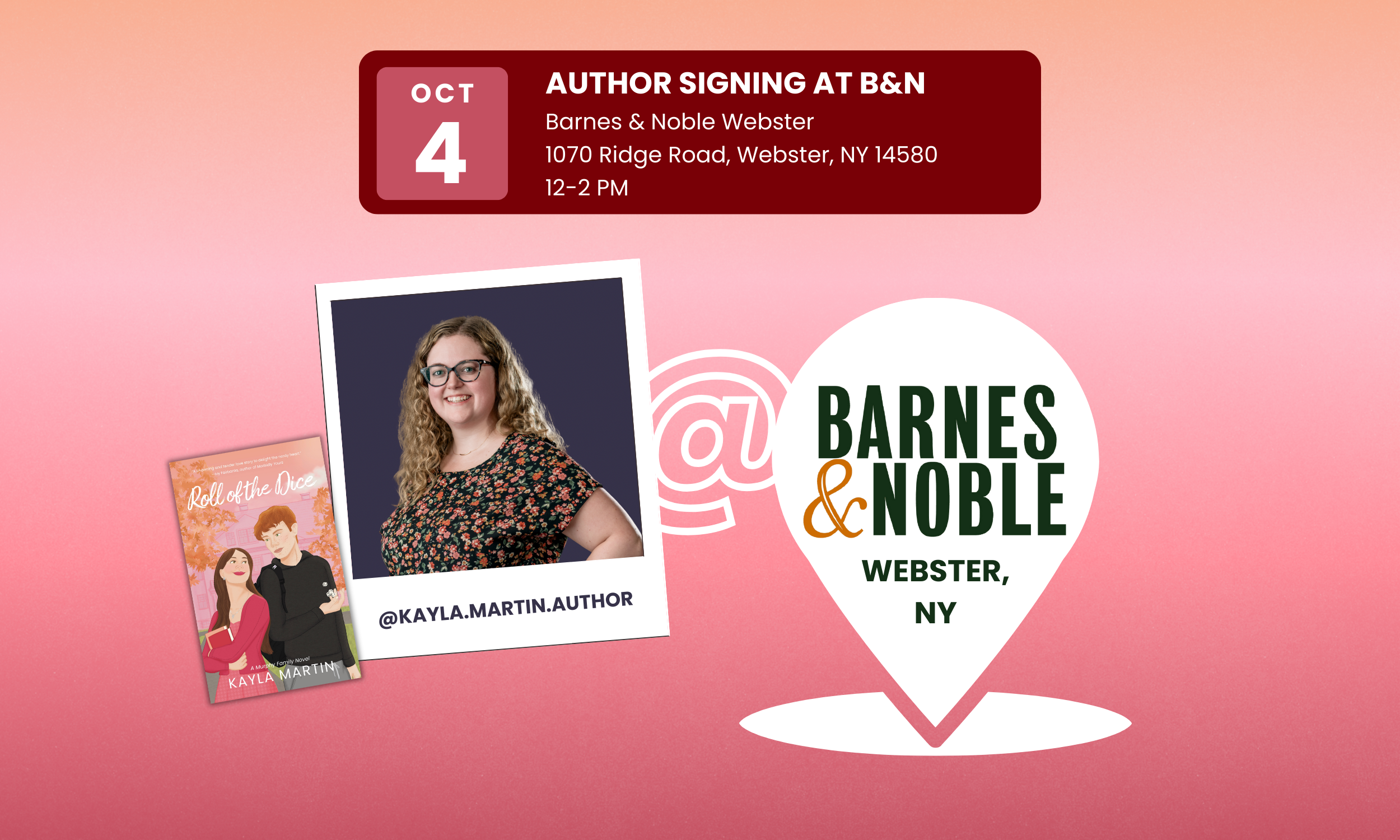Author Signing at Barnes & Noble Webster