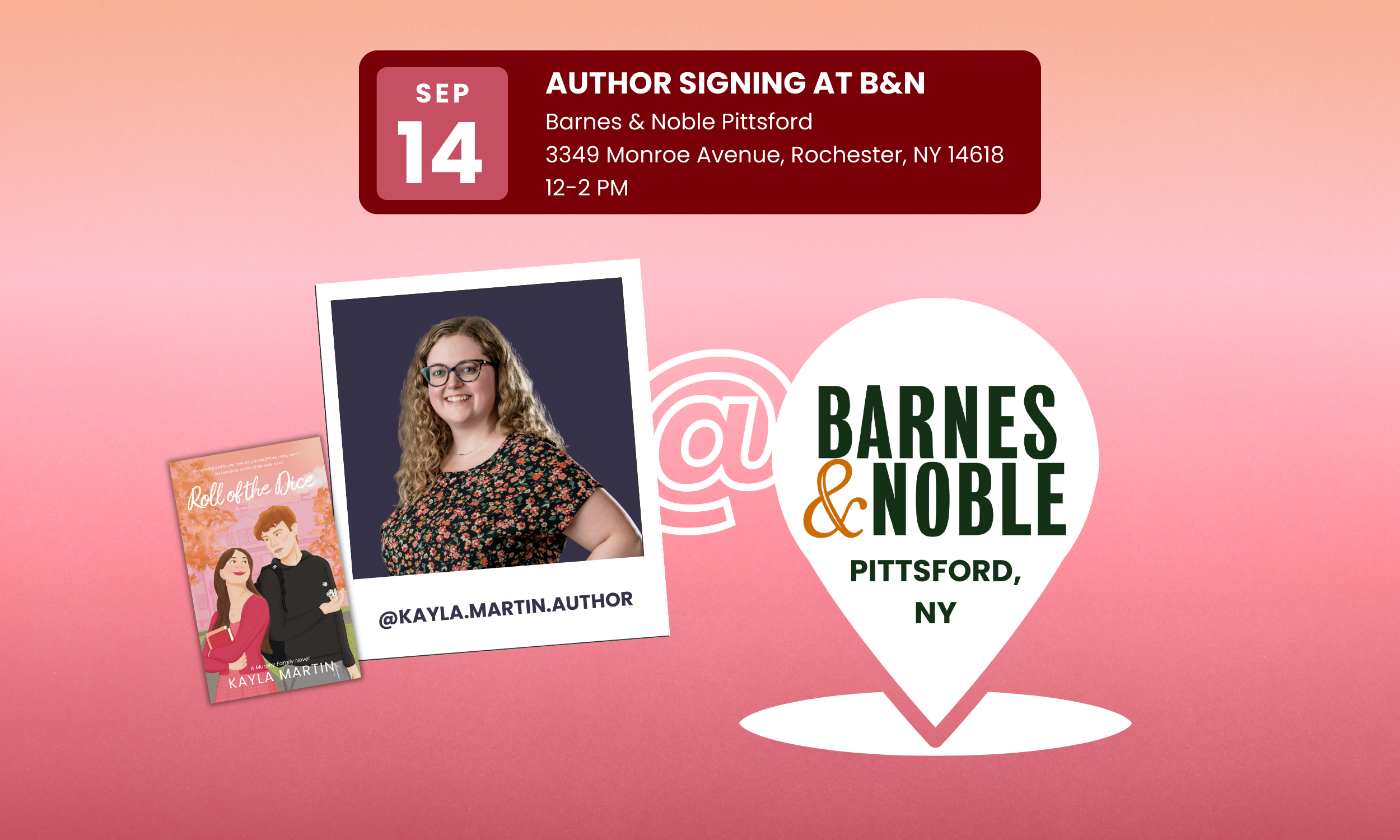 Author Signing at Barnes & Noble Pittsford
