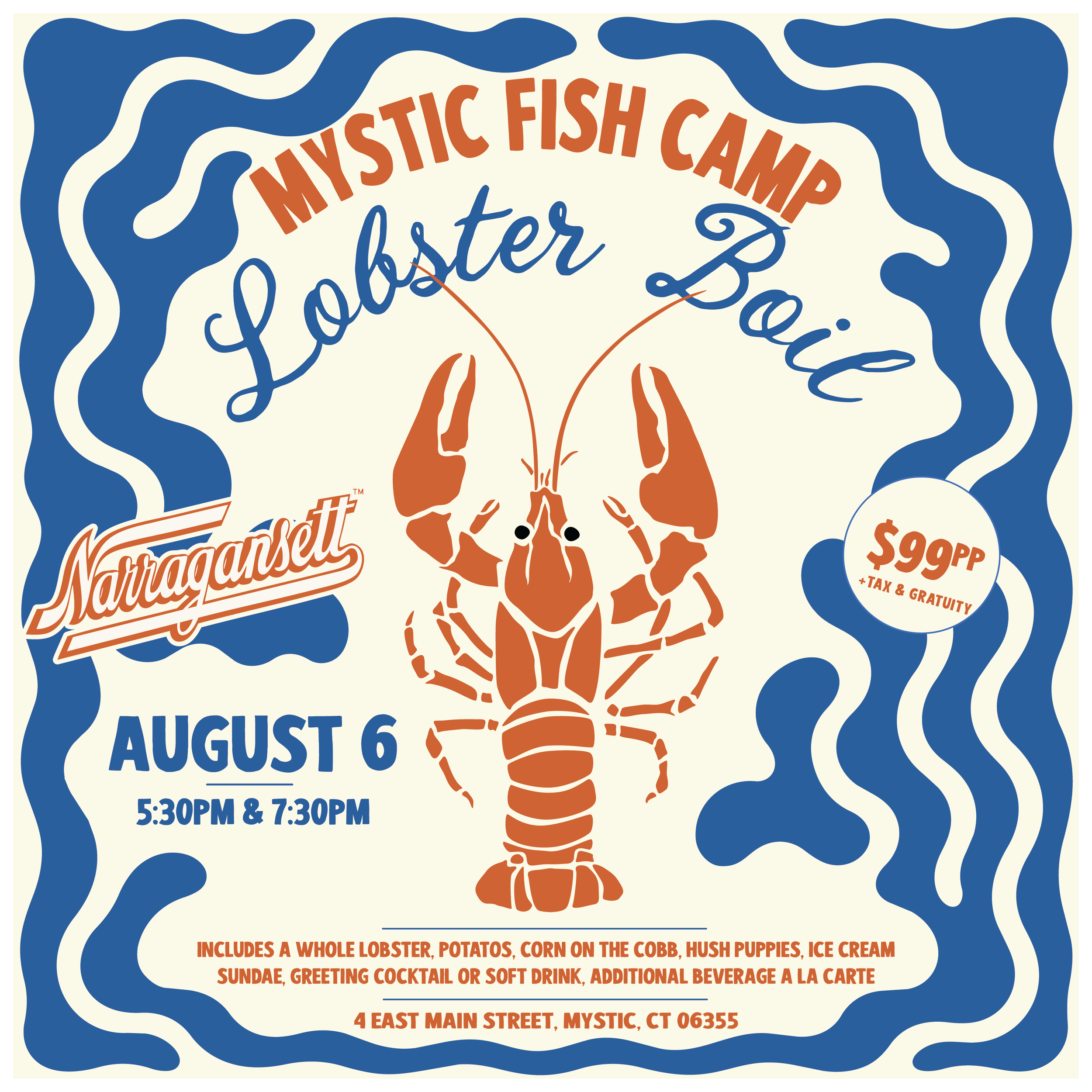 Mystic Fish Camp Lobster Boil