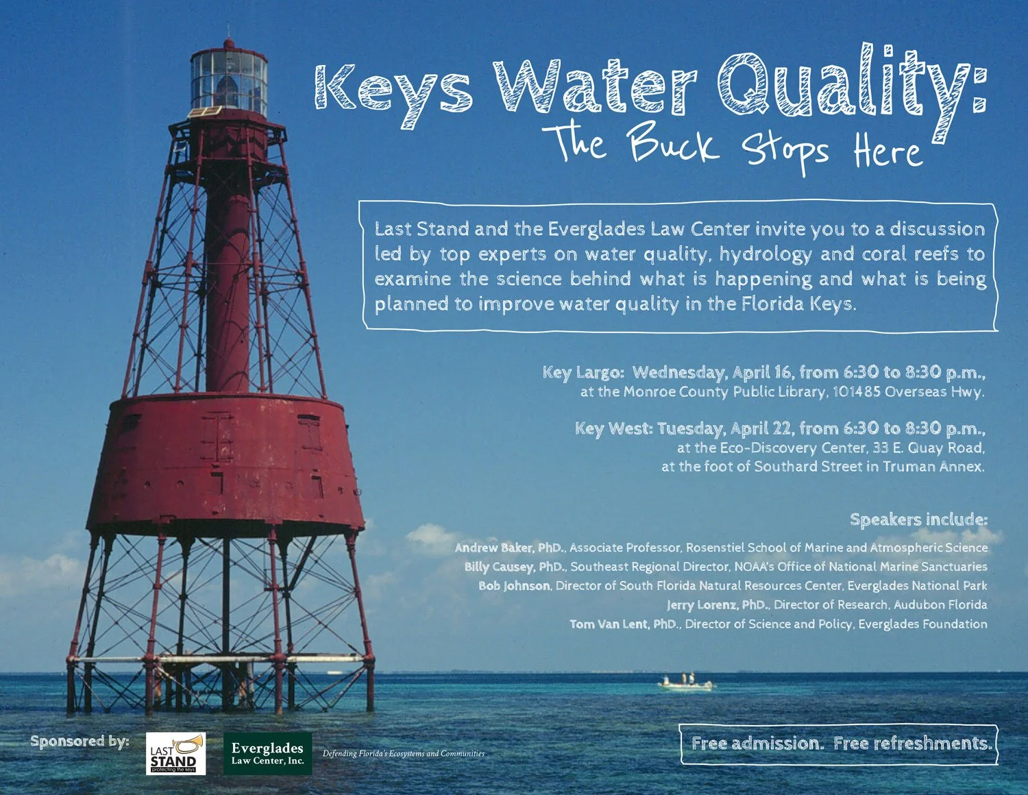 KEYS WATER QUALITY:  The Buck Stops Here