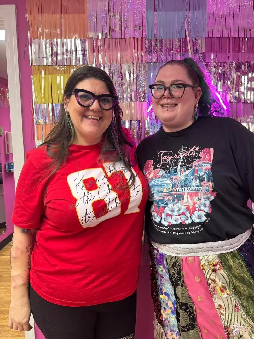 Eras Tour documentary day 🎶 Looking back at some of our favorite shop Swiftie moments🧣🫶🎤 Don&rsquo;t forget walk-ins today with Meghan 2&ndash;4🩷