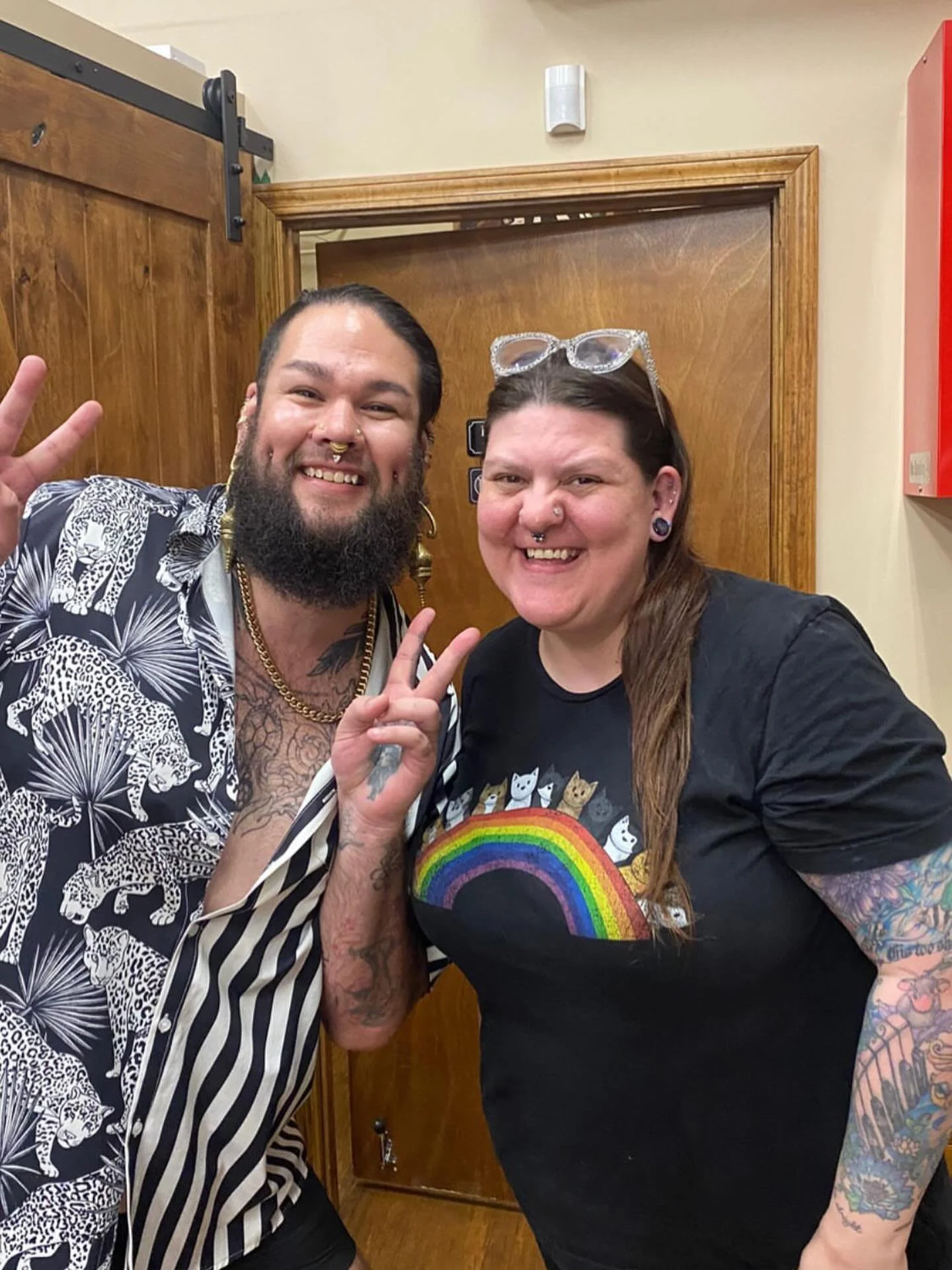 Flashback Friday to 2023 🌈 Thank you to everyone who voted on my vacation piercing 🥲 Sadly, I forgot I&rsquo;m not 25 anymore and launched myself off a boat into choppy water.
My back has since retired me from society.

Piercing cancelled, but PLEA