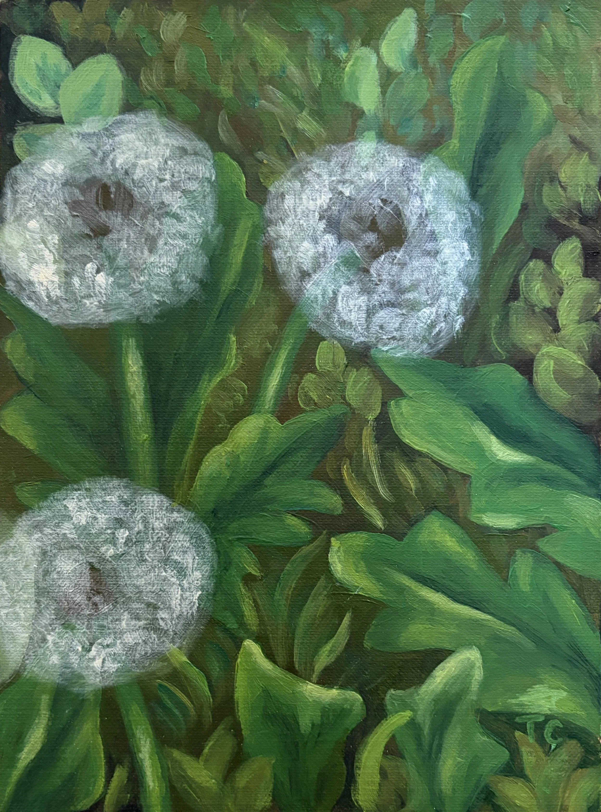 Before the Wind Blows II, 8"x6", oil on canvas paper, 2025.