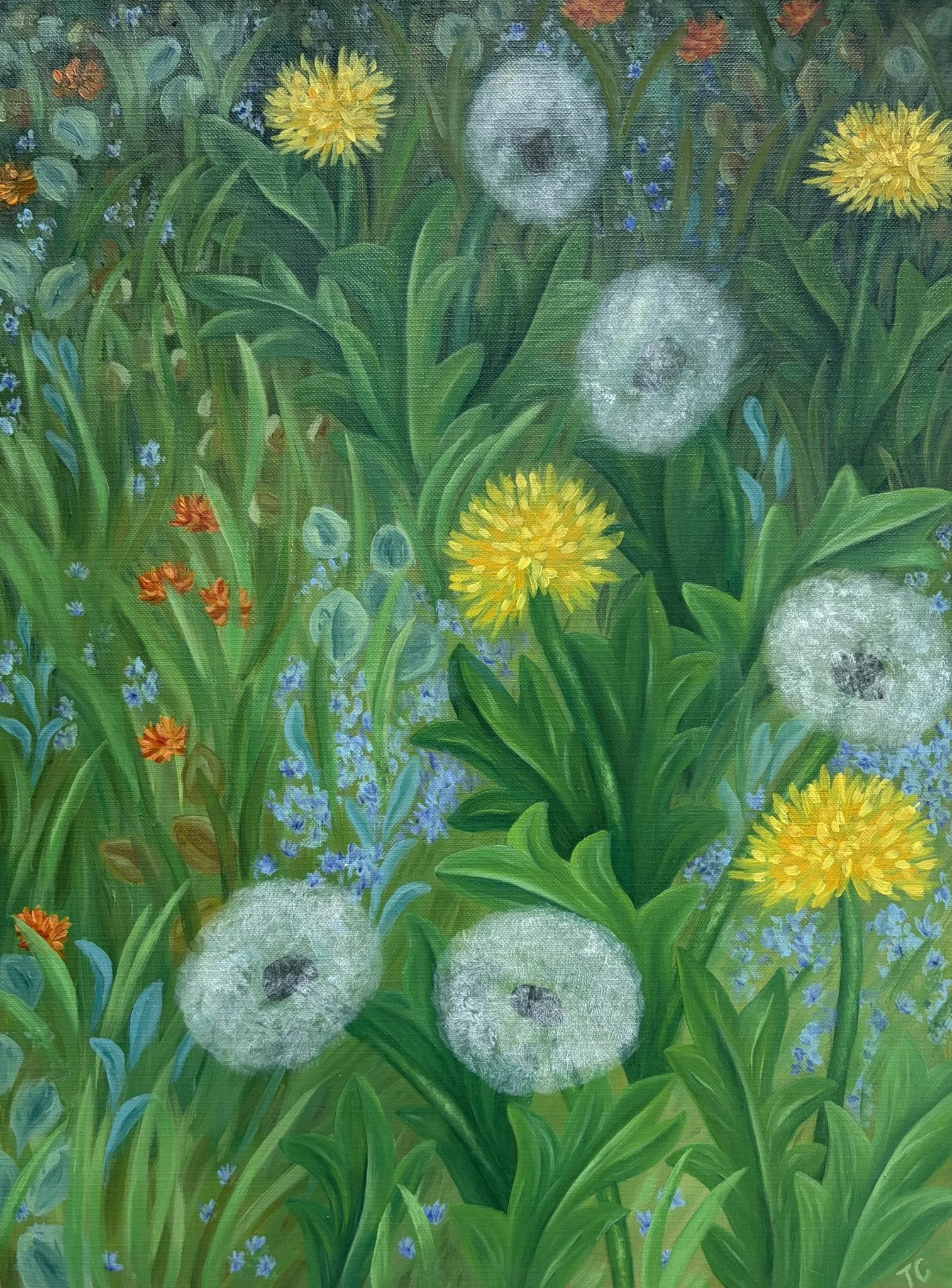 Where Wild Things Can Grow, 16"x12", oil on canvas paper, 2025.