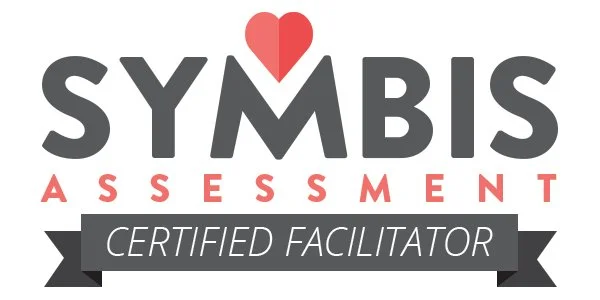 SYMBIS Assessment Certified Facilitator logo with heart symbol