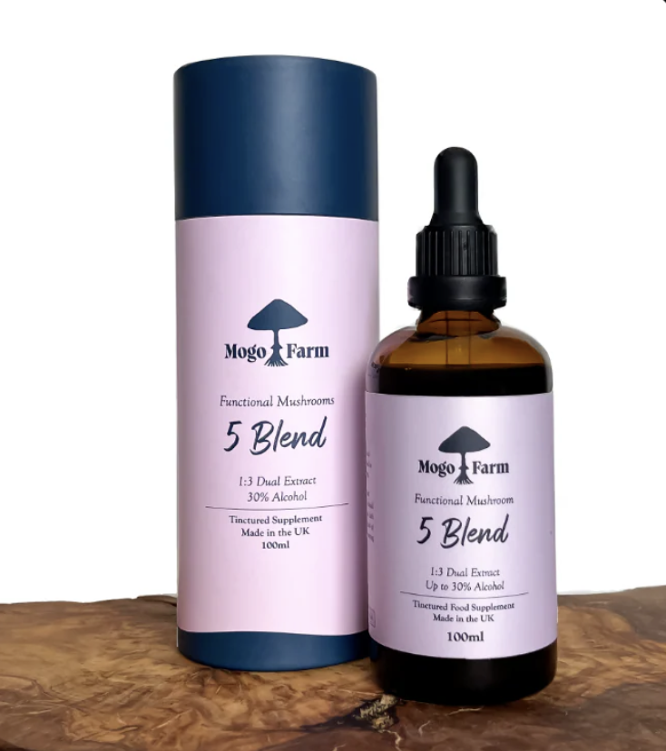 Mogo Farm mushroom tinctures discount code 10% off - ALEXA