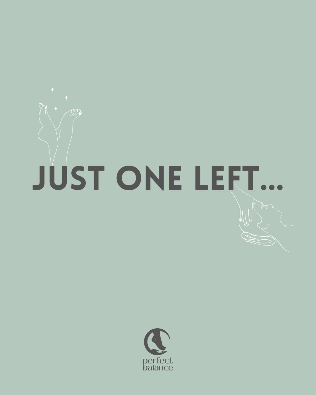 Run, don&rsquo;t walk!! 😉

I have one appointment left this year and it&rsquo;s tomorrow!

🌟 Monday 29th December at 10am 🌟

If you&rsquo;d like to snap up my last session of 2025, please contact me directly:

📧 amy@perfectbalance-relfexology.co.