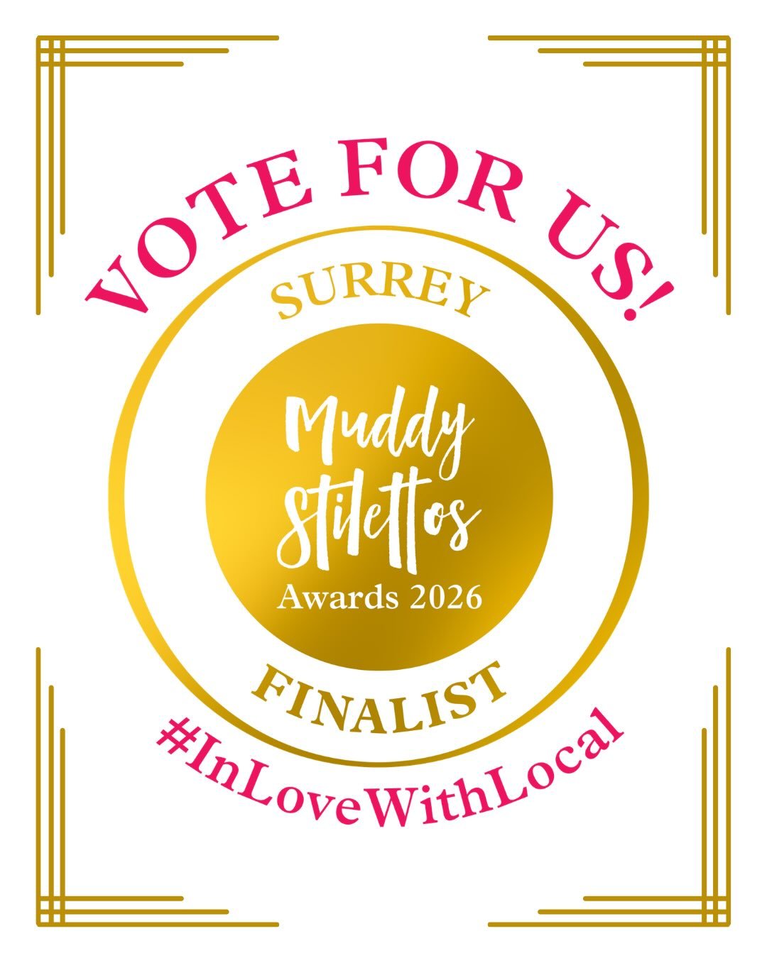 We did it!! 🤘🏻

Three of your favourite local businesses are proud to announce that we are @muddysurrey finalists for the 2026 @muddystilettos awards! 🥳

Firstly, Claire, Robyn and I would all just like to say a BIG THANK YOU to everyone that nomi