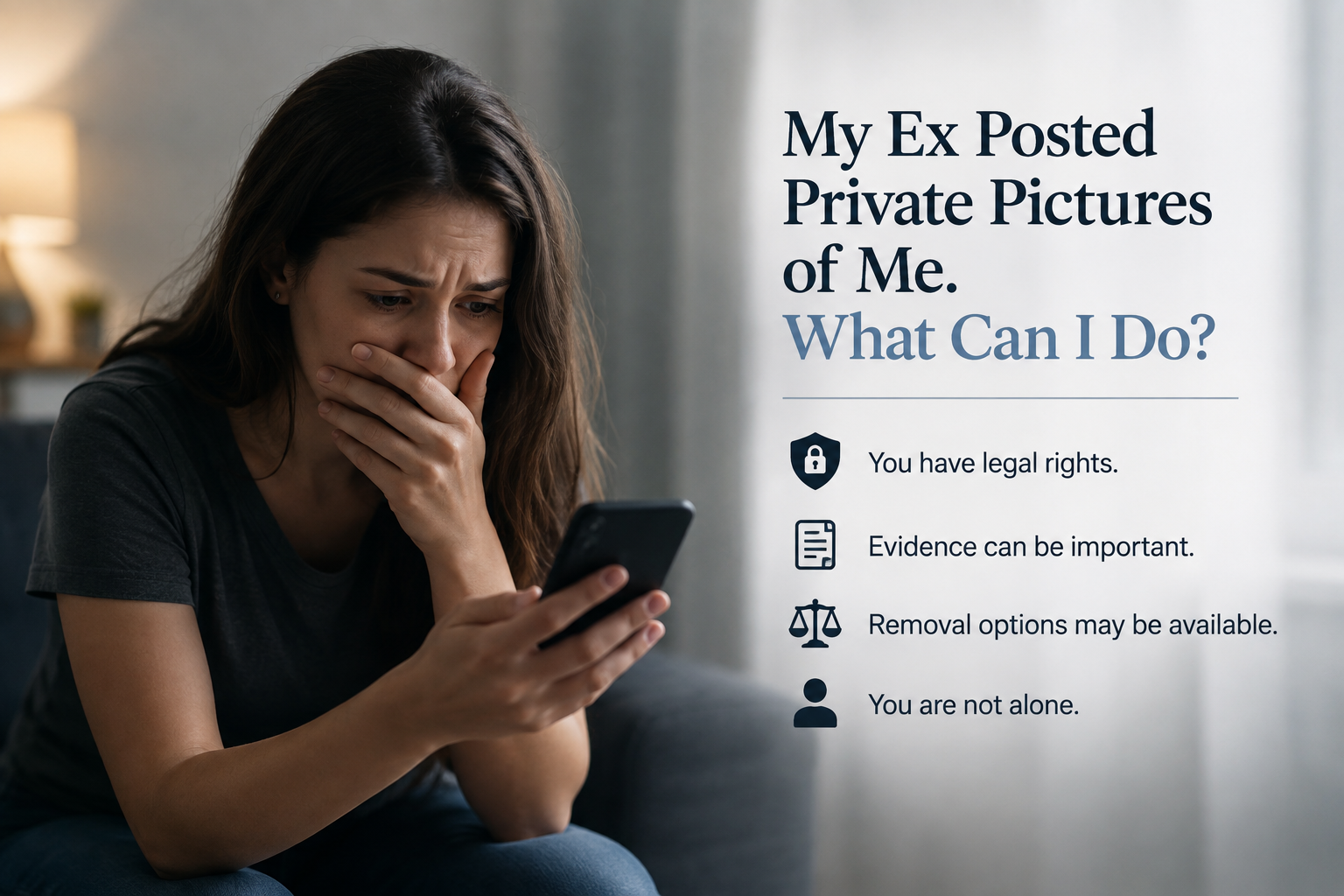 My Ex Posted Private Pictures of Me. What Can I Do?