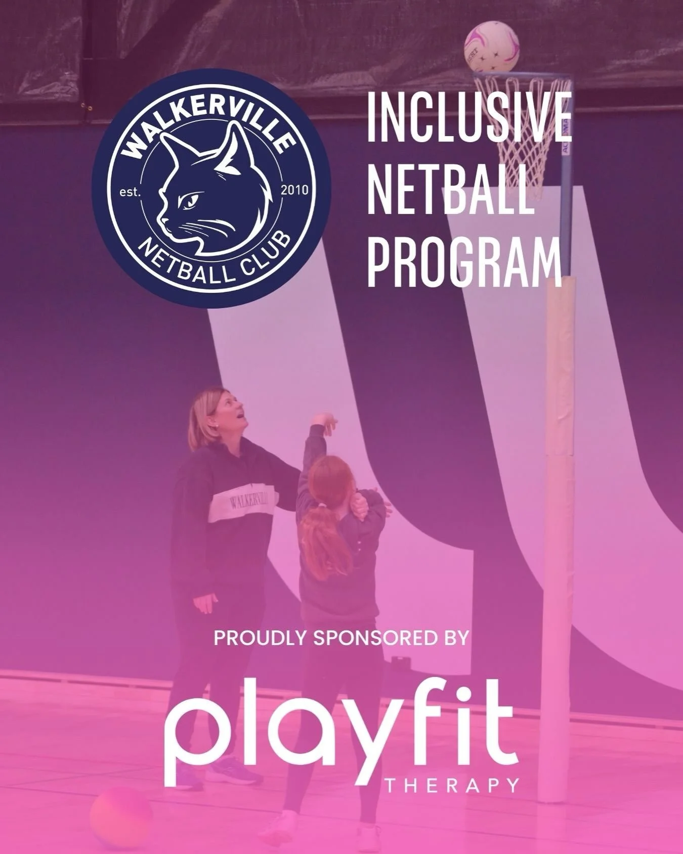 We&rsquo;re proud to have sponsored the Walkerville Netball Club Inclusive Program 💙💗

Through Playfit Performance, we&rsquo;ve loved supporting a program that promotes participation, connection, teamwork and confidence through netball.

A great pa