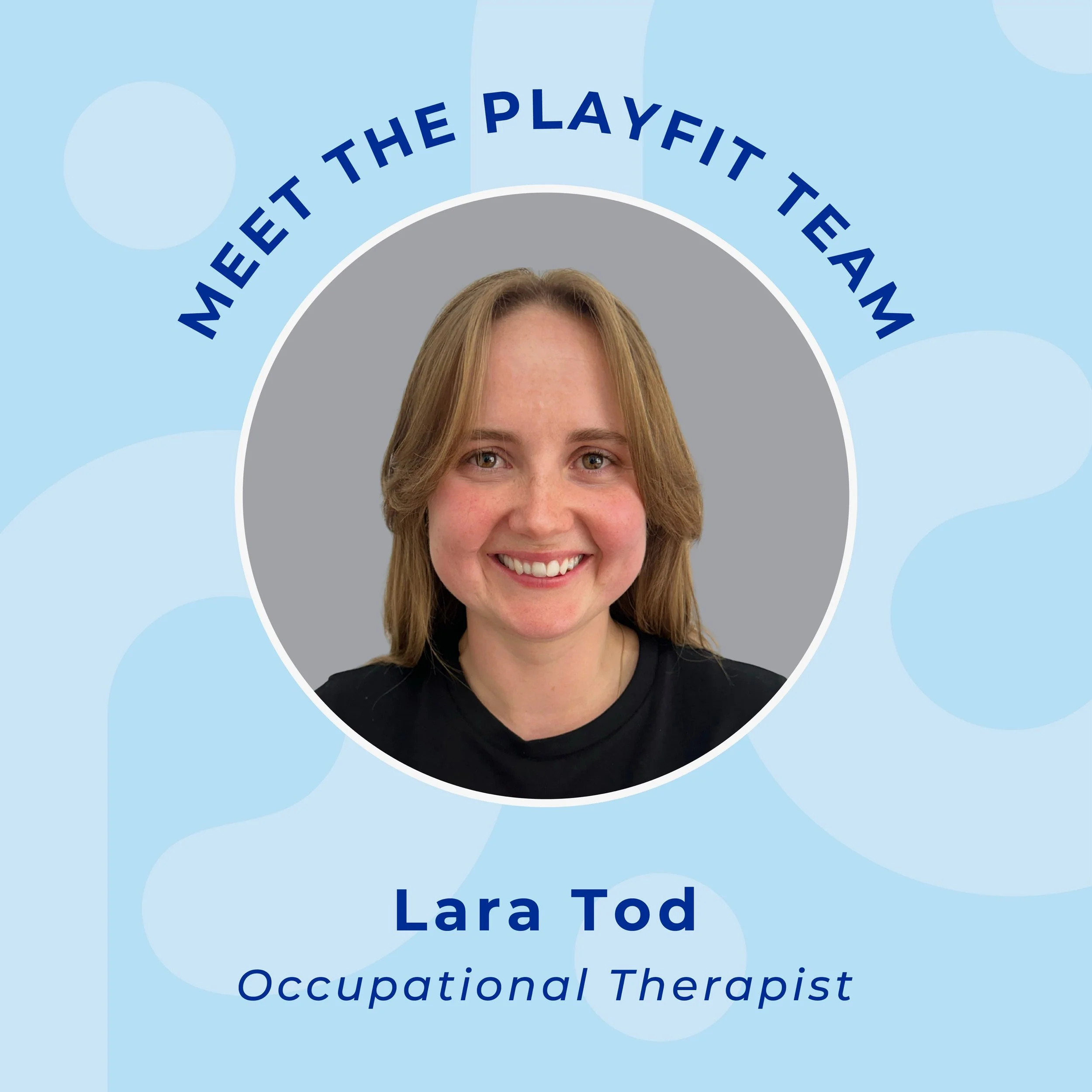 Meet Lara, a new face in our Playfit OT Team! 👋🏽

Lara has a special interest in early intervention, sensory processing and trauma-informed practice. She is passionate about working alongside families to deliver meaningful, play-based therapy that 