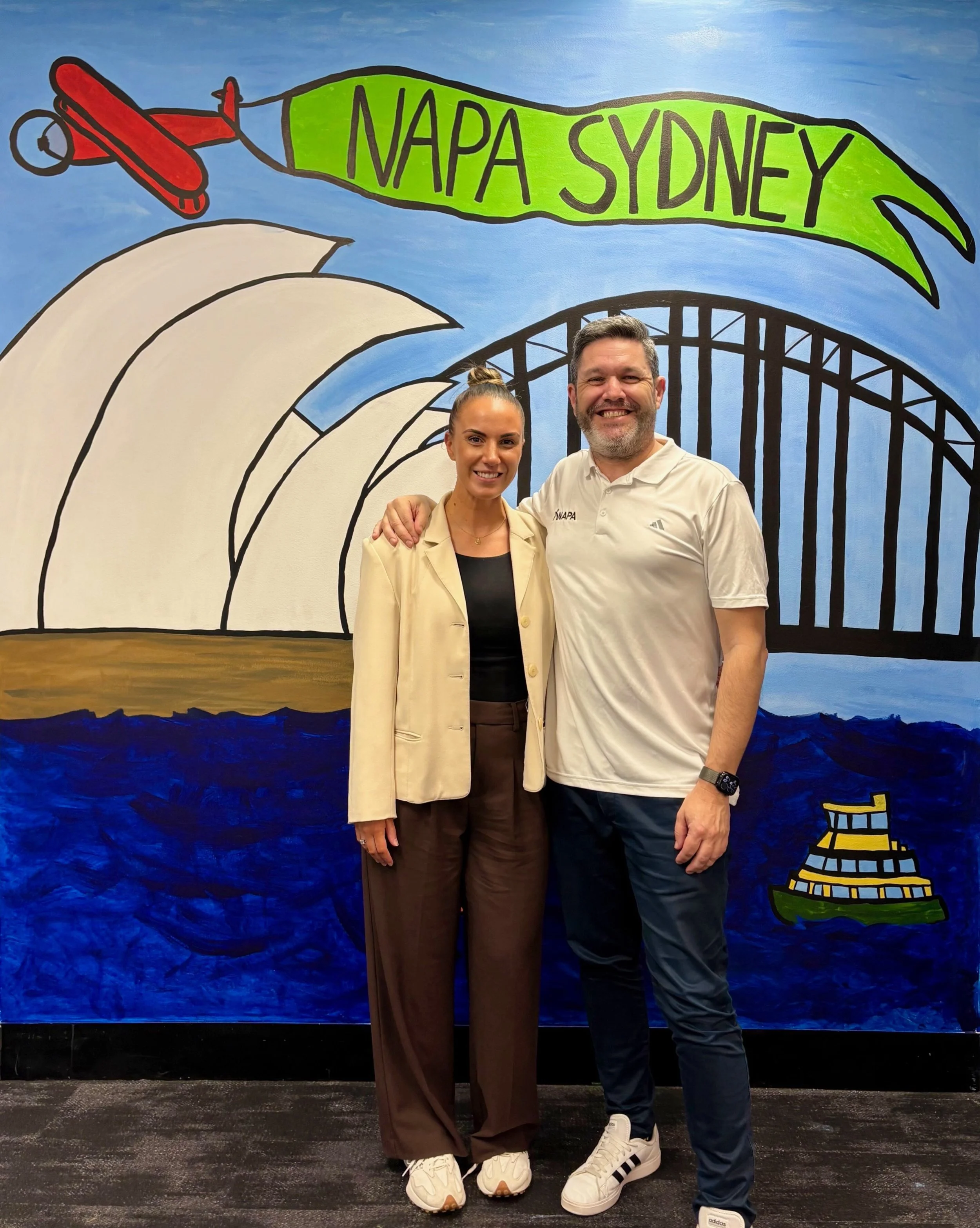 Our Director, Jordana, jetted off to Sydney last week and caught up with the @napacentreau team to chat all things Adelaide Pop-Up ahead of their arrival in October! ✈️

What an incredible opportunity to meet the team, see their therapists in action 