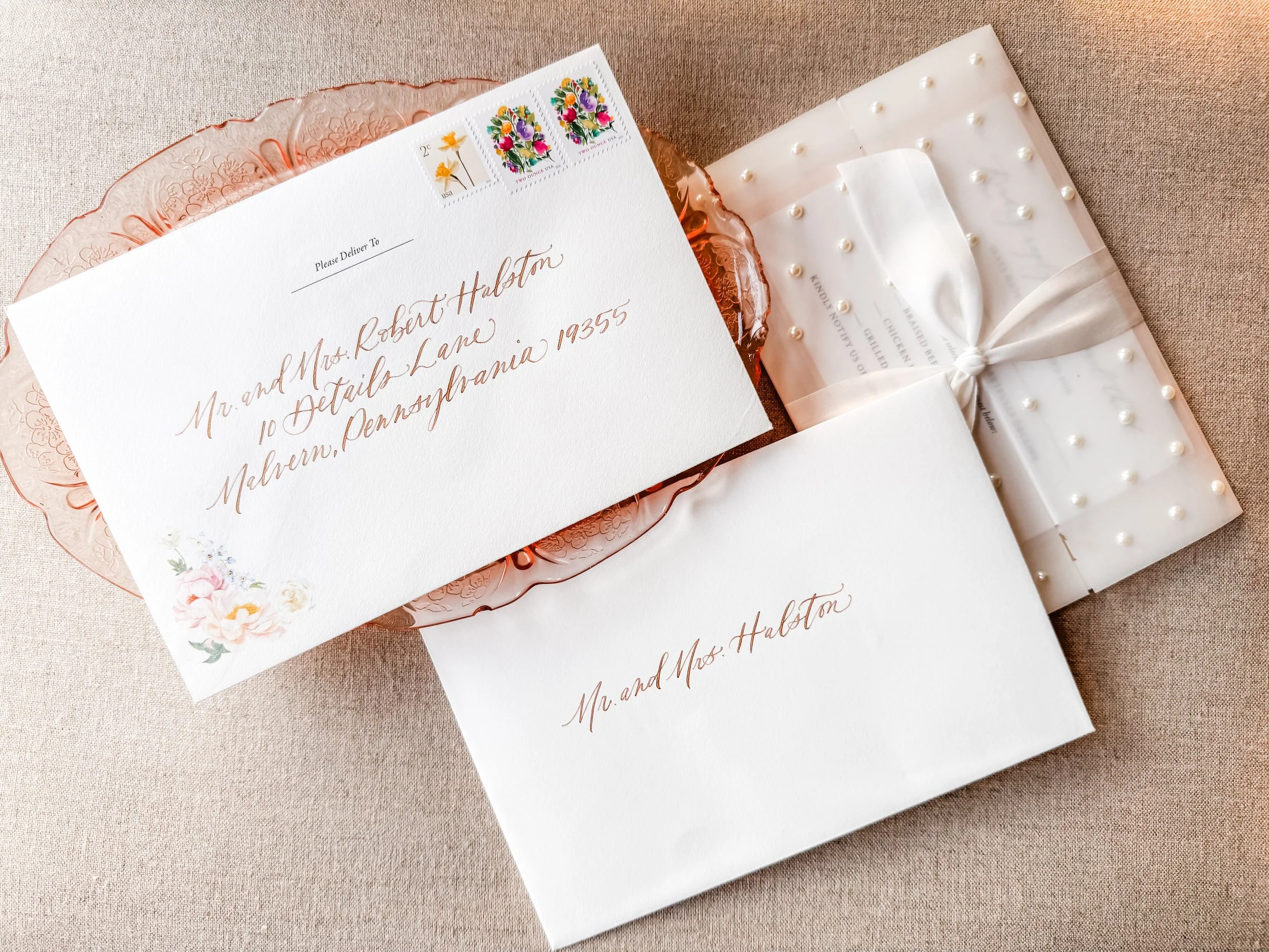 Addressing Inner Envelopes For Wedding Invitations