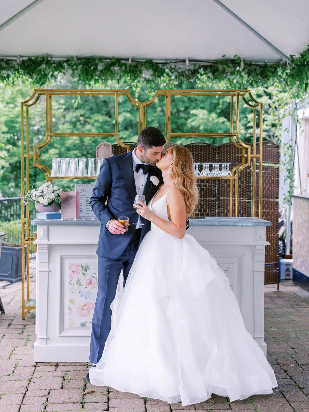 Custom wedding bar