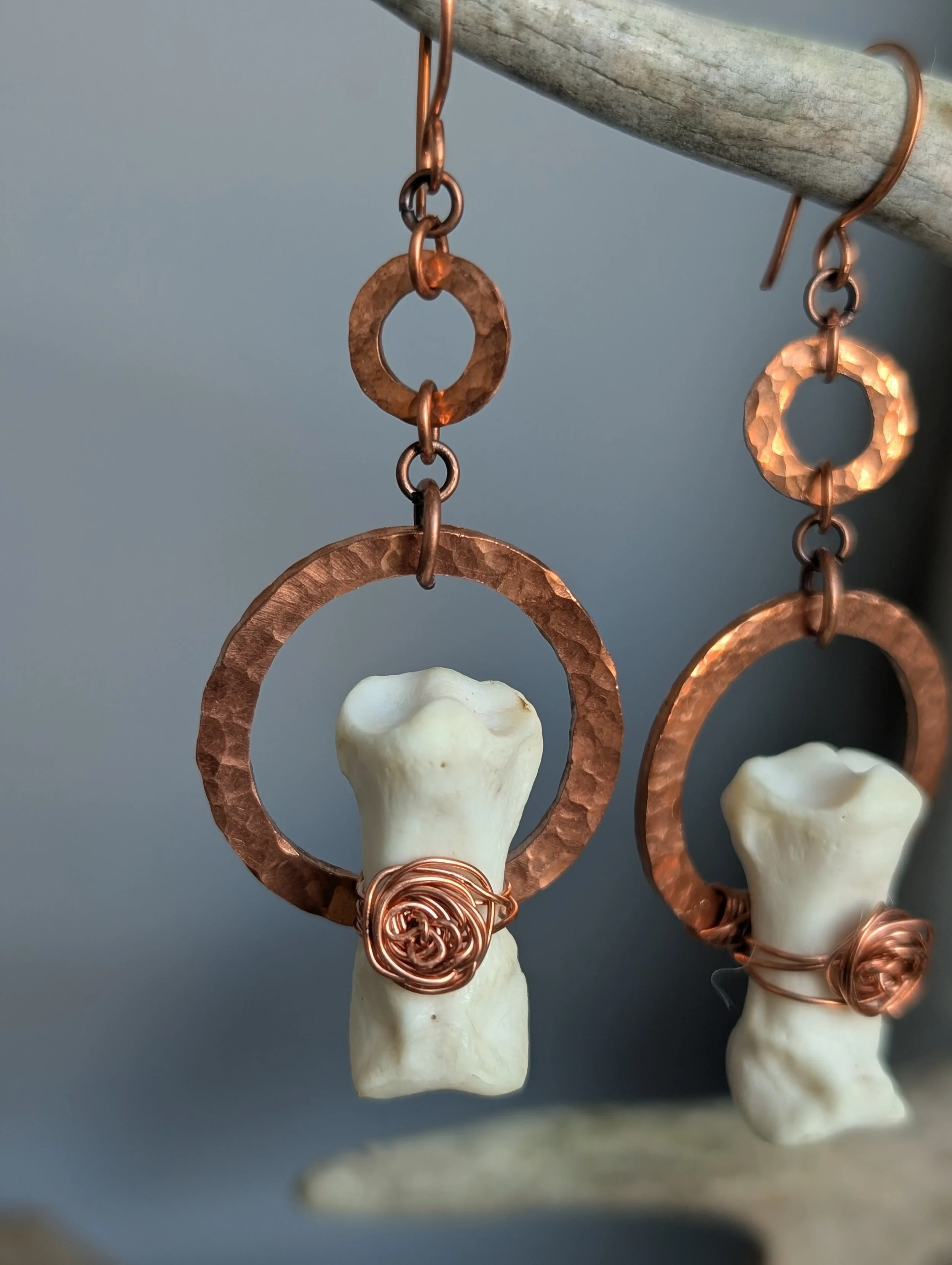 Bear Bone Earrings w Rose 1.jpg