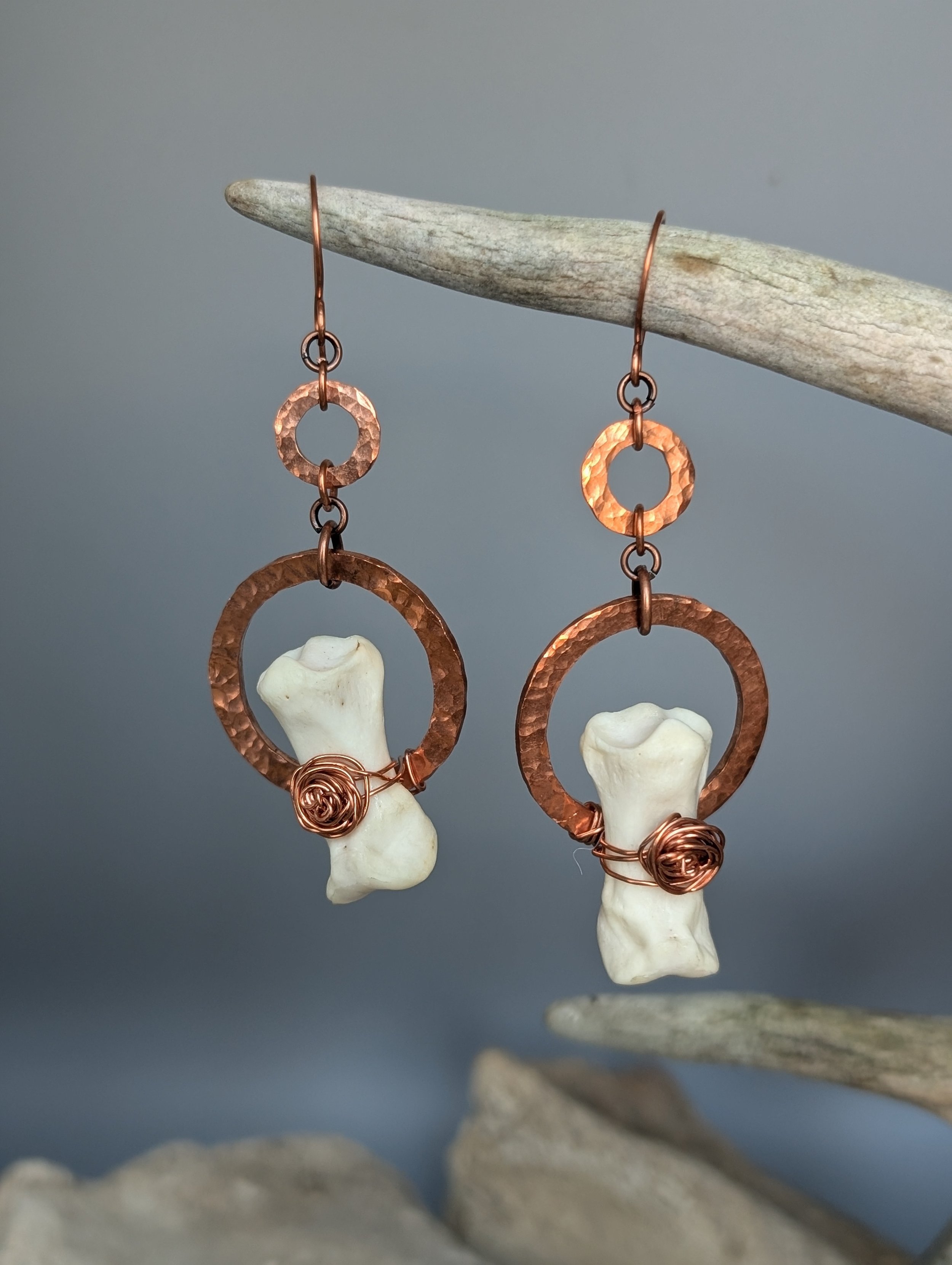 Bone (Bear) Earrings