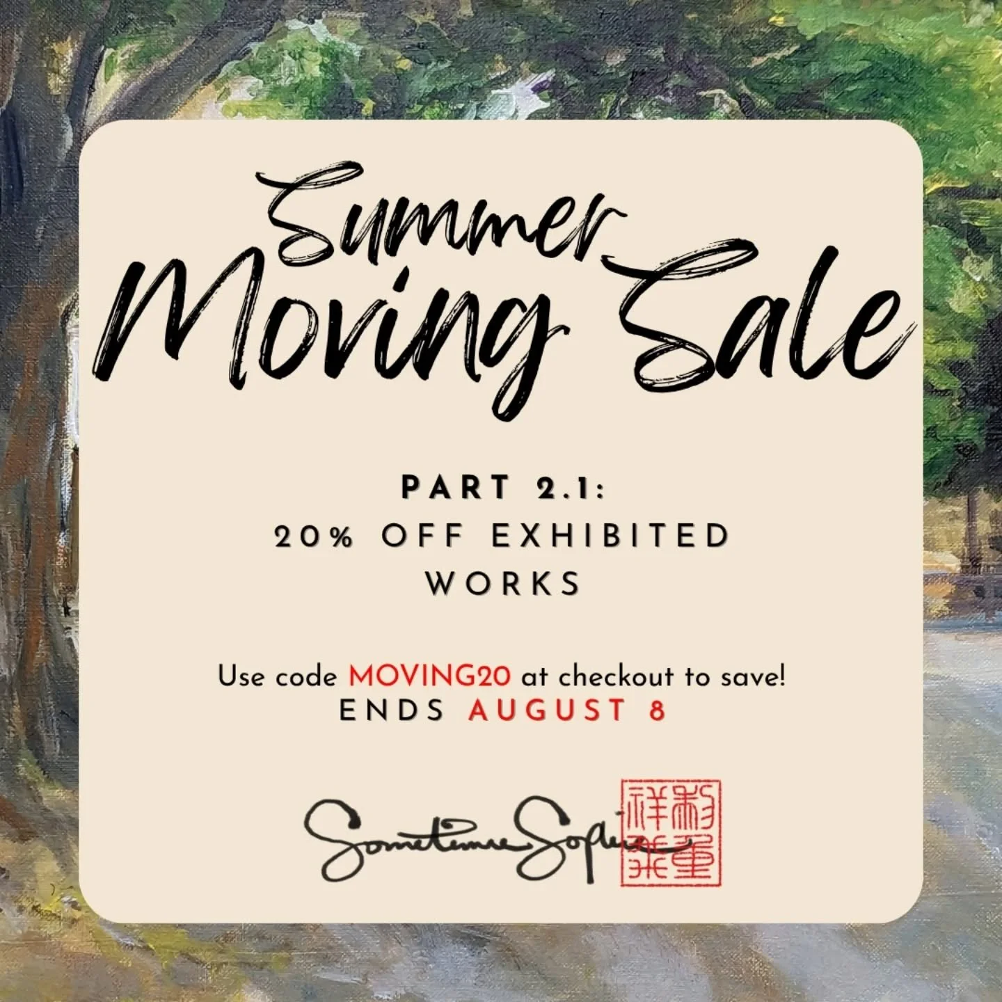 ☀️ SUMMER MOVING SALE PART 2.1: SEEN AROUND TOWN ☀️ 

Pieces that have appeared in various exhibitions and display spaces across Texas - now 20% off! 

Purchase at sometimesophie.com/shop or by contacting me directly via DM or email (sometimesophie1@