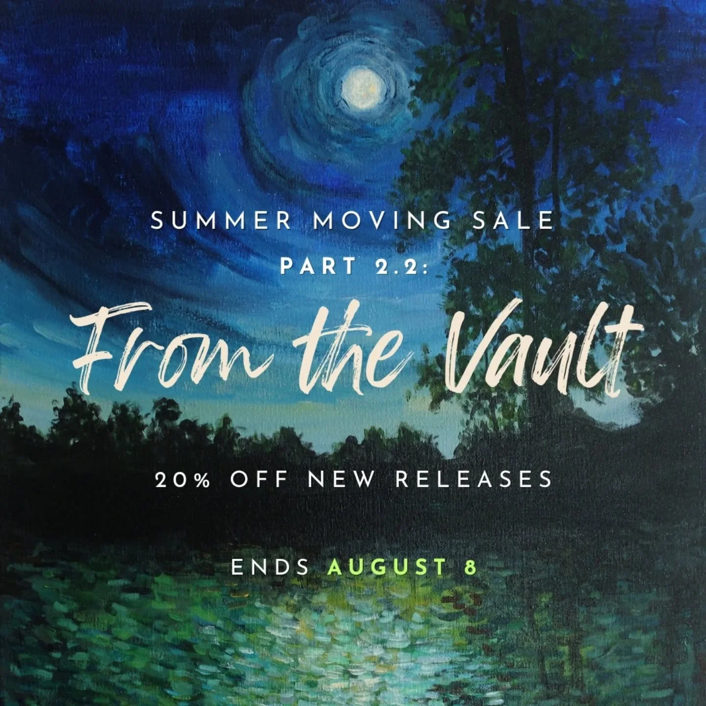😎 7  DAYS LEFT 😎 to snag one of my originals in my Summer Moving Sale!! 

These pieces are being offered for sale for the first time *anywhere, ever.* You can own one for 20% less than usual if you purchase it before next Friday, August 8th. 

Remi