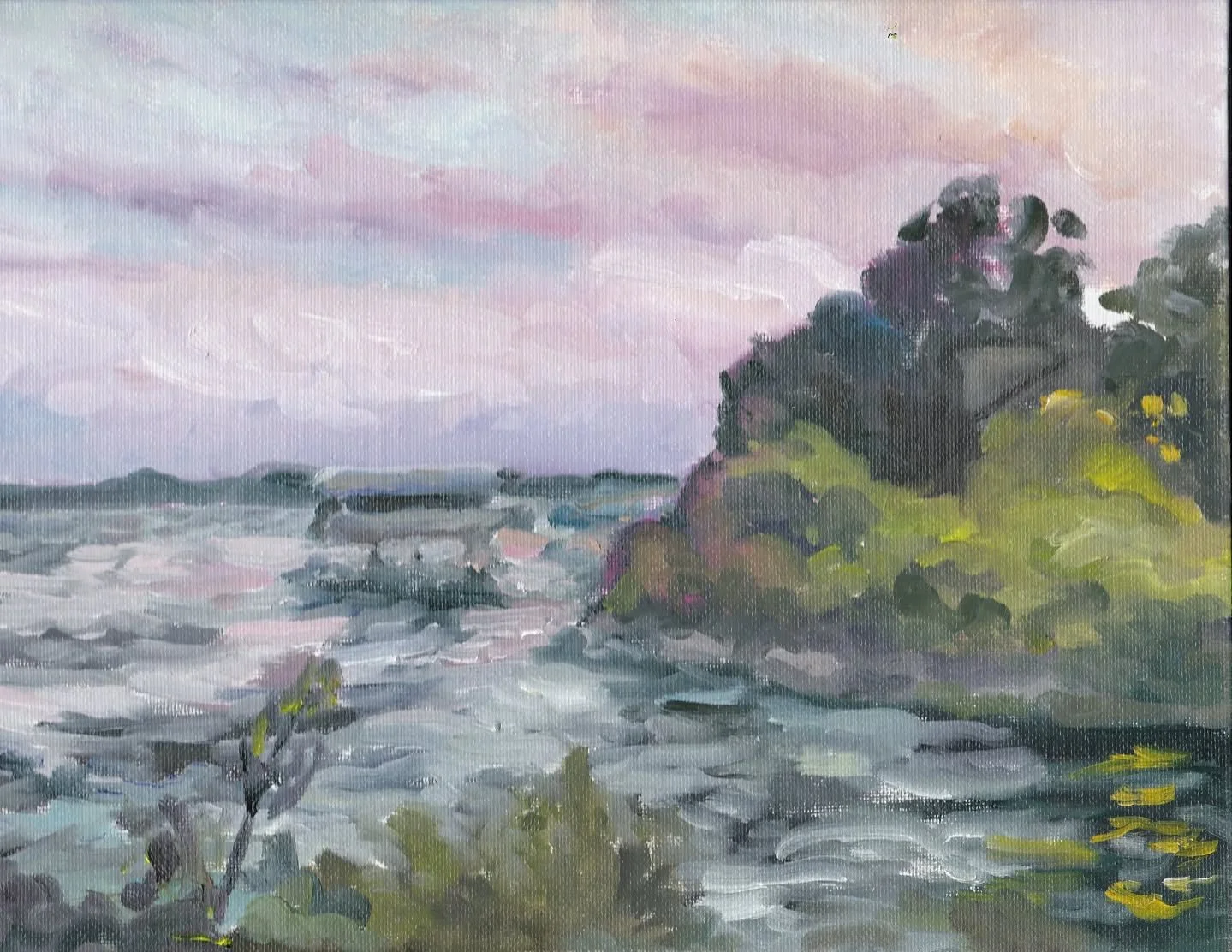 Postcard #6: Sep. 8, Yahara Place Park

Dusk had truly fallen by the time I was finished with this study, so I feel like I'm getting closer and closer to being able to paint at night!! 

#madisonart #madisonwi #enpleinair