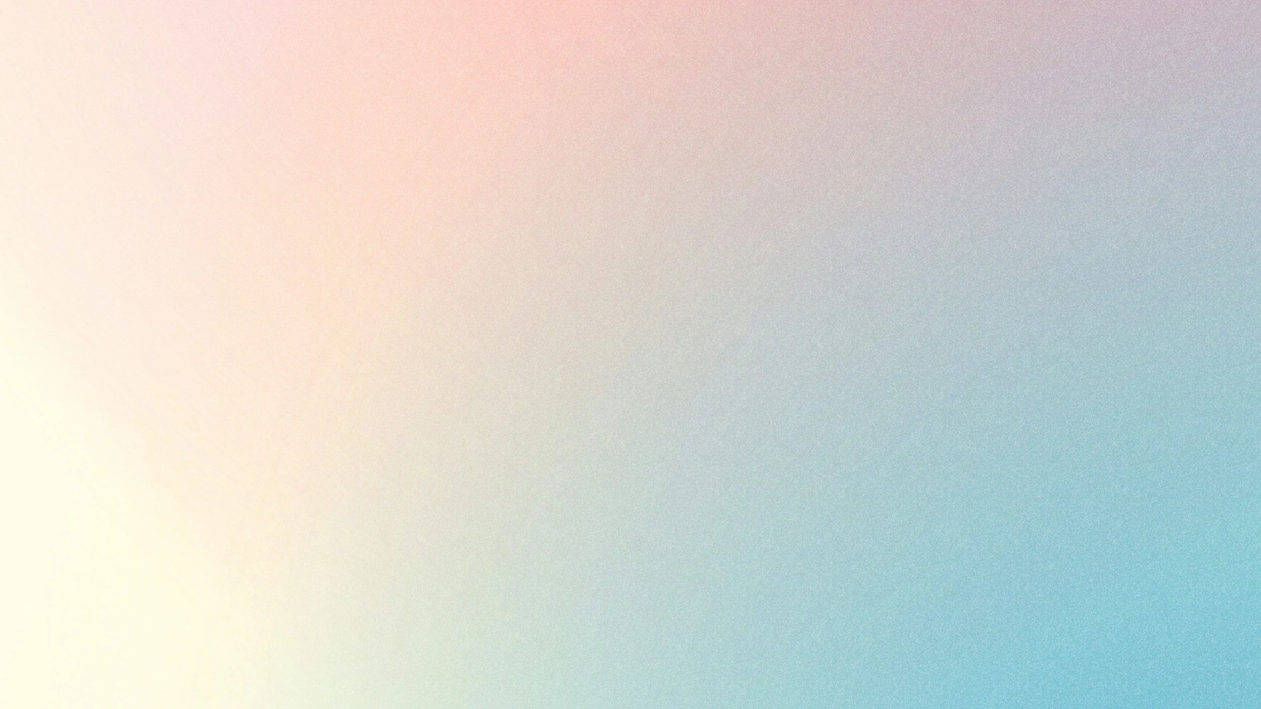 A blurred pastel gradient background with soft pink, blue, and beige tones.