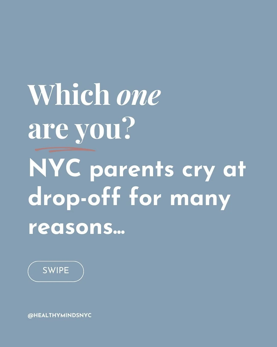 NYC parents: if you found yourself crying at back-to-school drop-off, you&rsquo;re not alone. 🗽

From a CBT lens, here&rsquo;s what&rsquo;s happening:
➡️ Situation: Your kid walks into school.
➡️ Automatic thought: &ldquo;Look at my baby all grown u