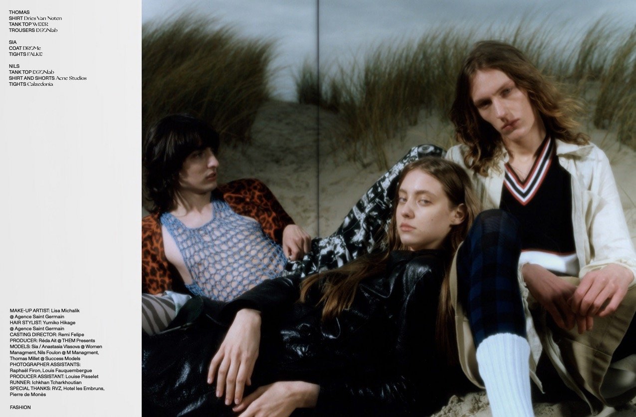 Talent: Céline Bischoff x Florentin Glémarec Client: Sleek Magazine
Year: 2019