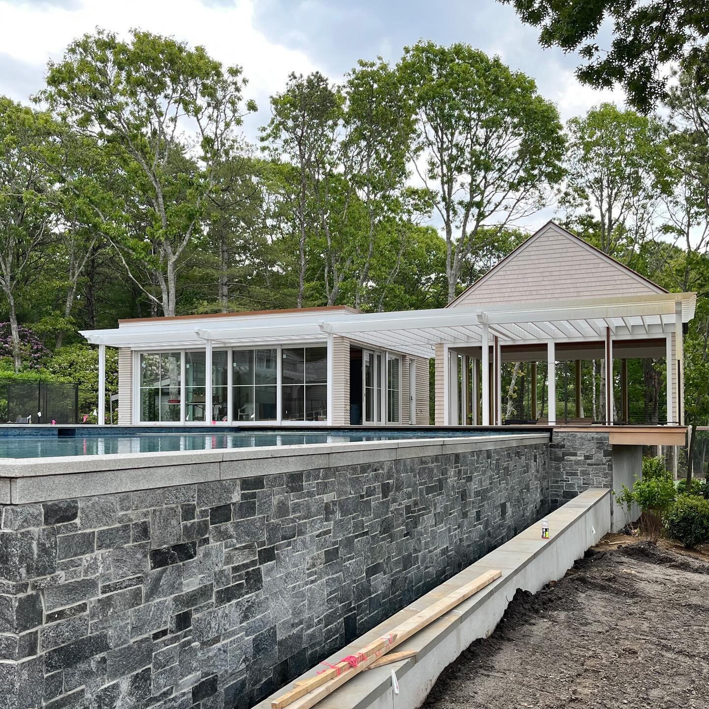 Thinking of summer and pool houses on this sunny day!
.
.
.
#pool #poolhouse #design #residential #residentialdesign #capecod #capehouse