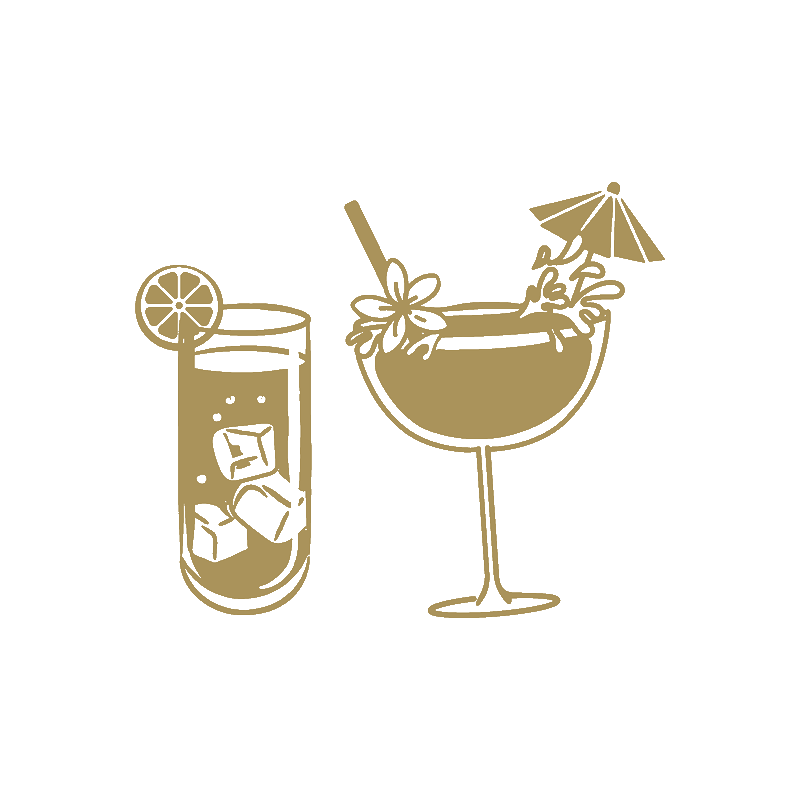 Cocktail illustration GIF