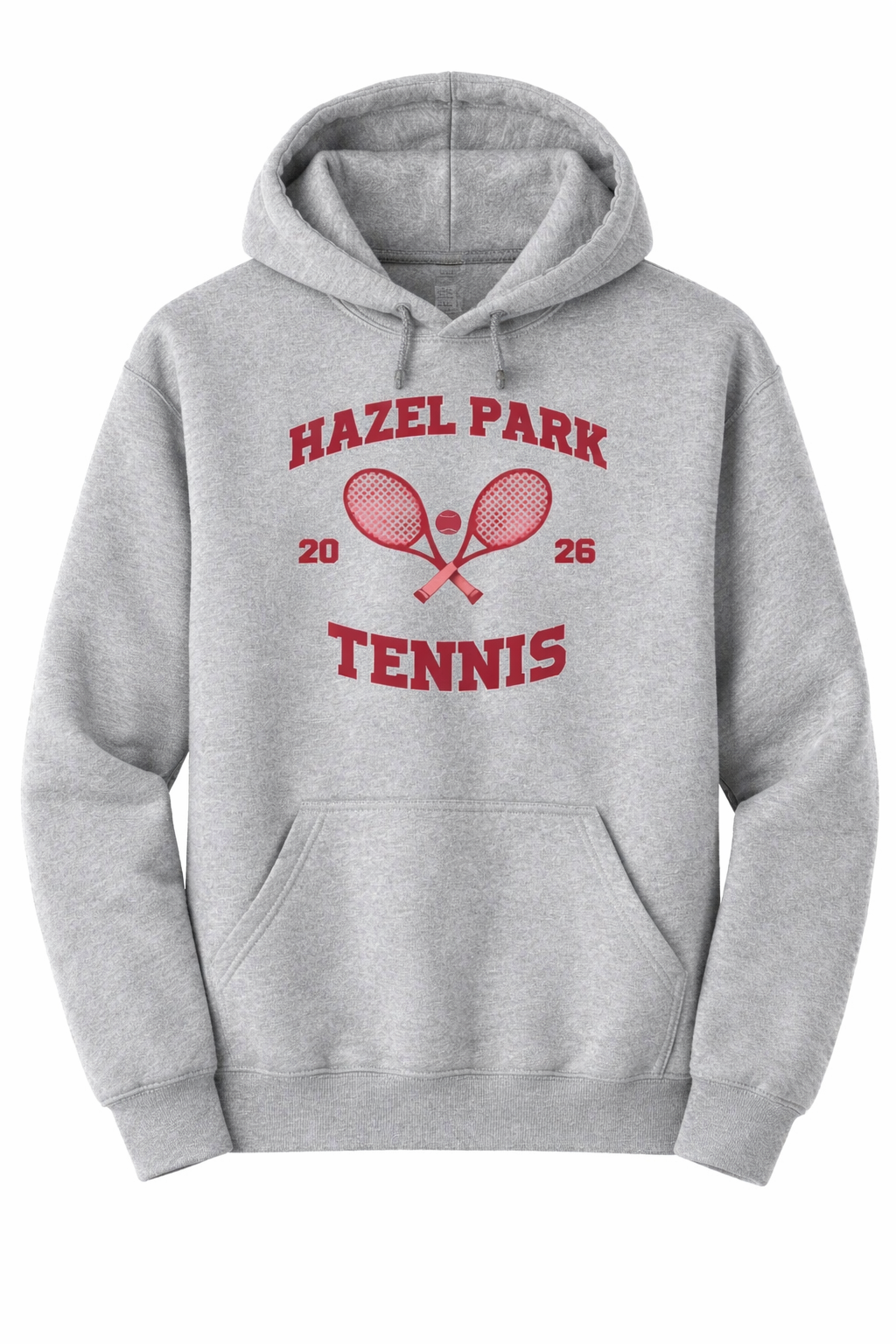 hazel park tennis pullover hoody