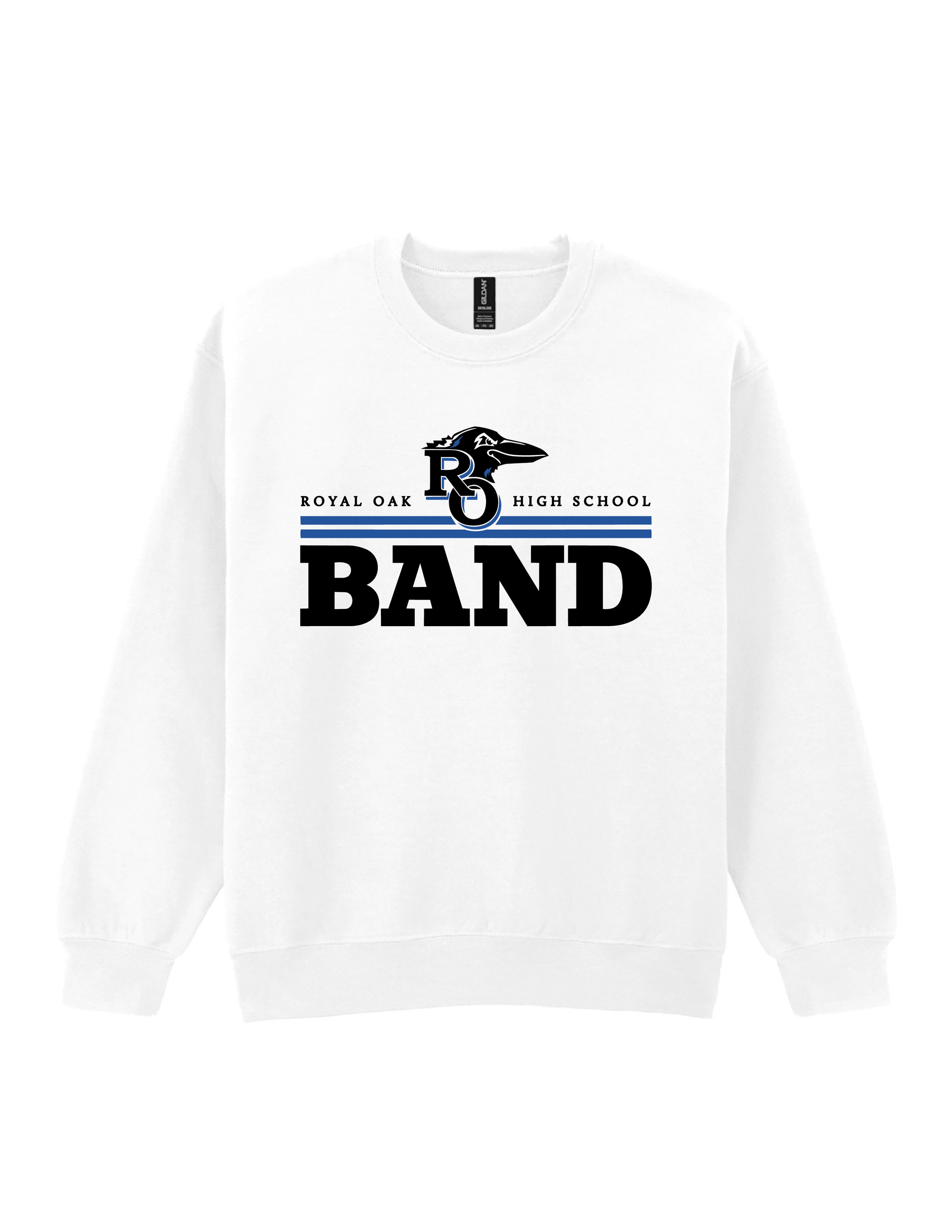 royal oak high school band crew neck sweater