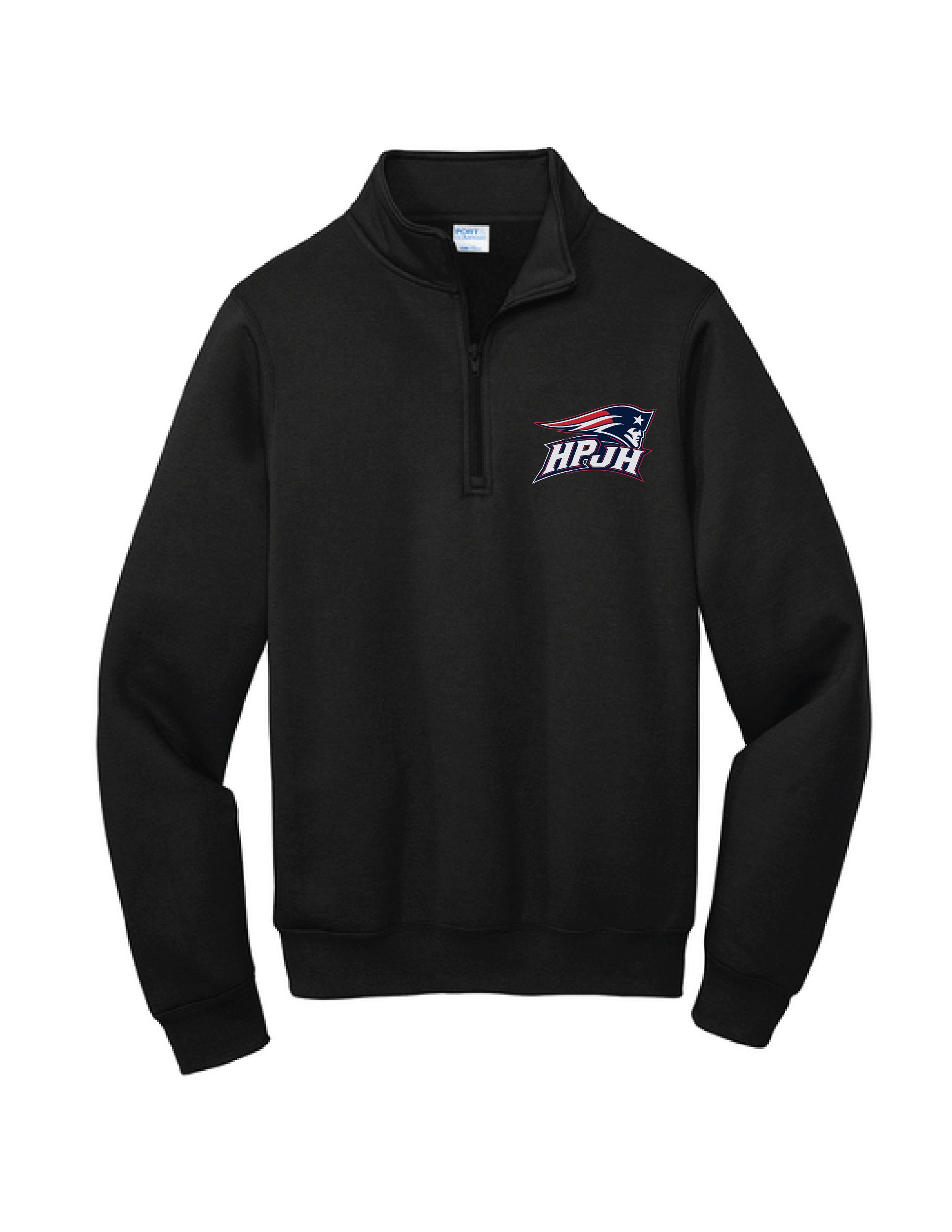 patriots 1/4 zip fleece