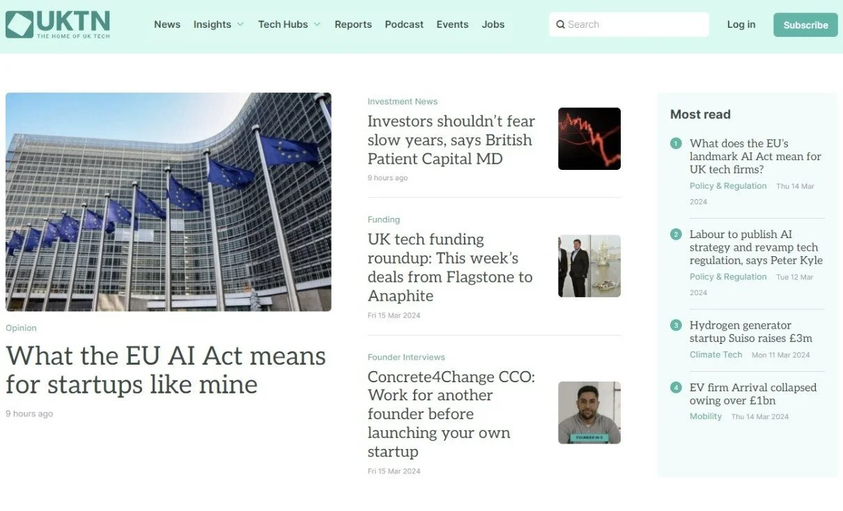 AIFA president op-ed on EU AI Act @ UKTN